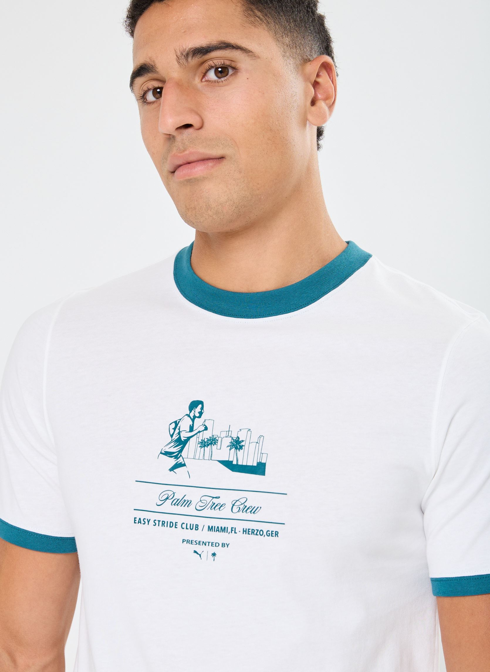 Tee-shirts manches courtes PUMA X PTC TEE homme blanc Puma Tee-shirts manches courtes PUMA X PTC TEE homme blanc Puma White