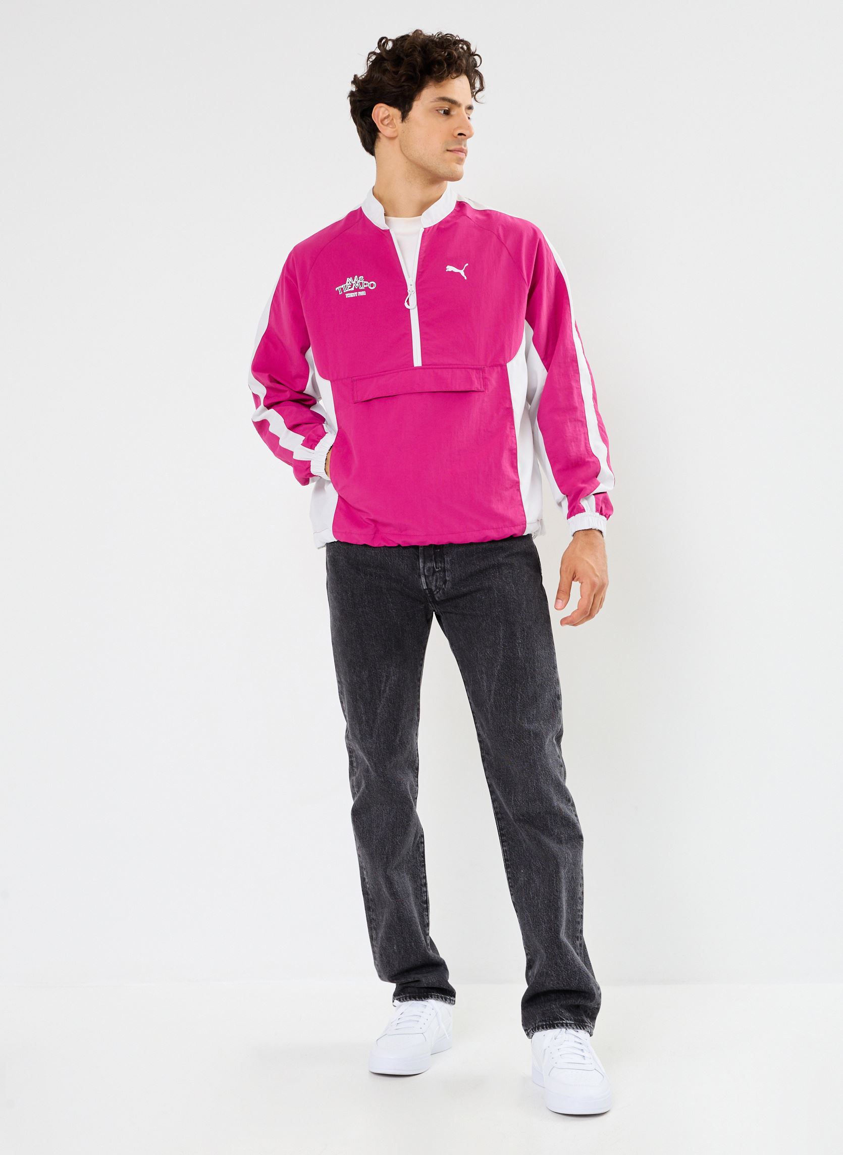 Vestes de survêtement Track top PUMA X MAS TIEMPO TOP M - Unis homme violet Puma Vestes de survêtement Track top PUMA X MAS TIEMPO TOP M - Unis homme violet Magenta Gleam