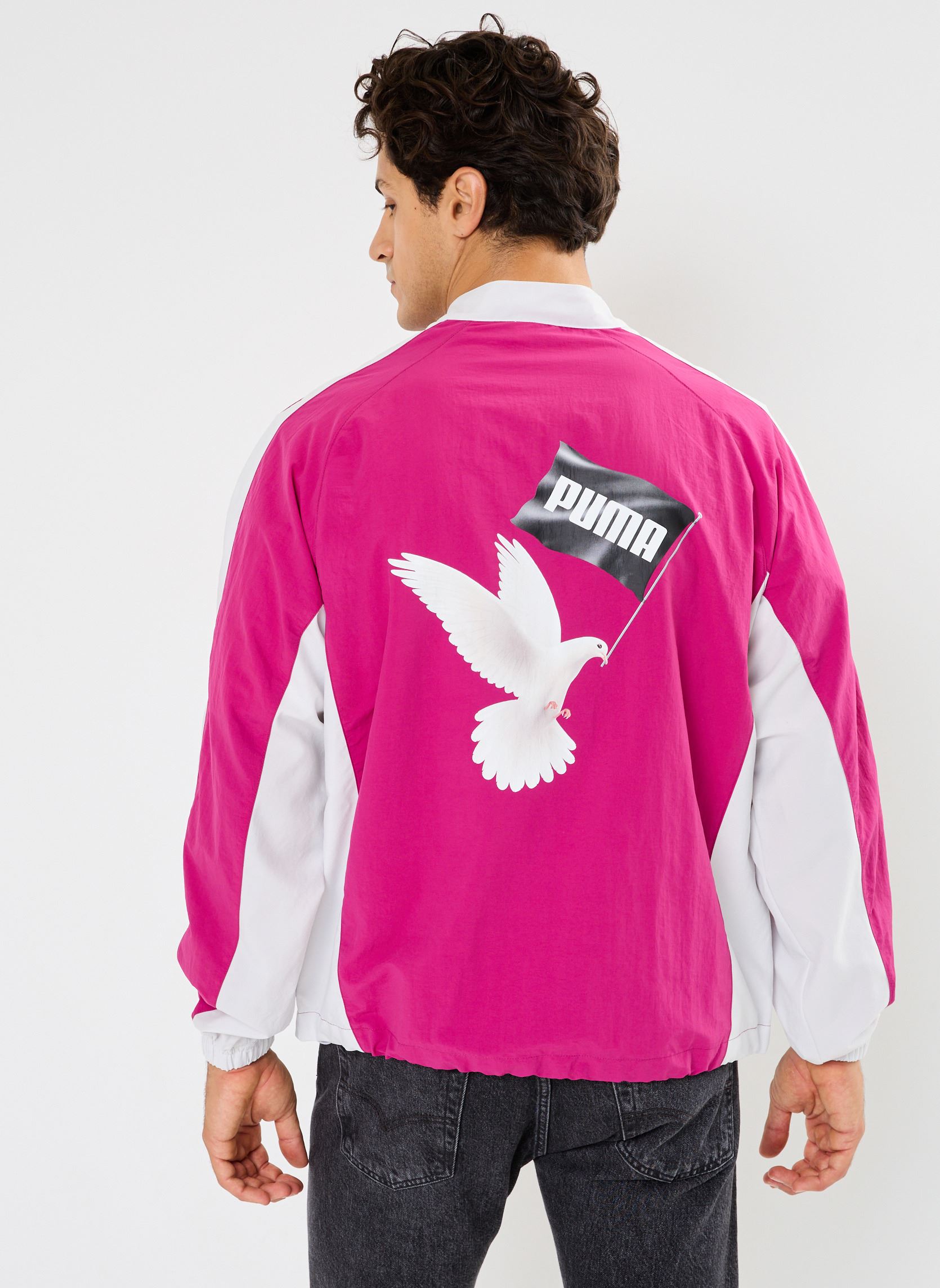 Vestes de survêtement Track top PUMA X MAS TIEMPO TOP M - Unis homme violet Puma Vestes de survêtement Track top PUMA X MAS TIEMPO TOP M - Unis homme violet Magenta Gleam