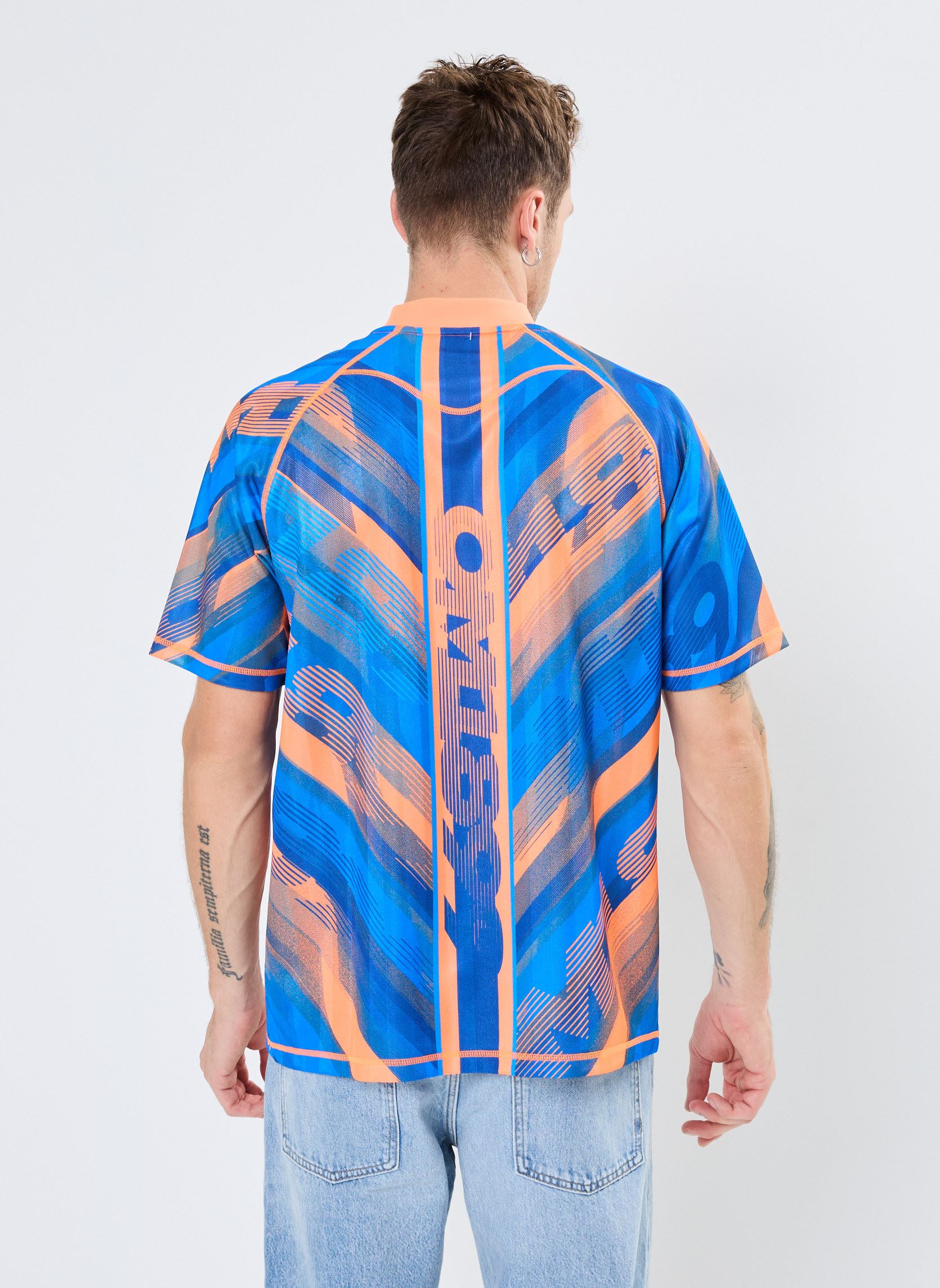 Tee-shirts manches courtes Maillot de foot Olympique de Marseille r homme multicolore Puma Tee-shirts manches courtes Maillot de foot Olympique de Marseille r homme multicolore FLURO ORANGE PES-RACING BLUE