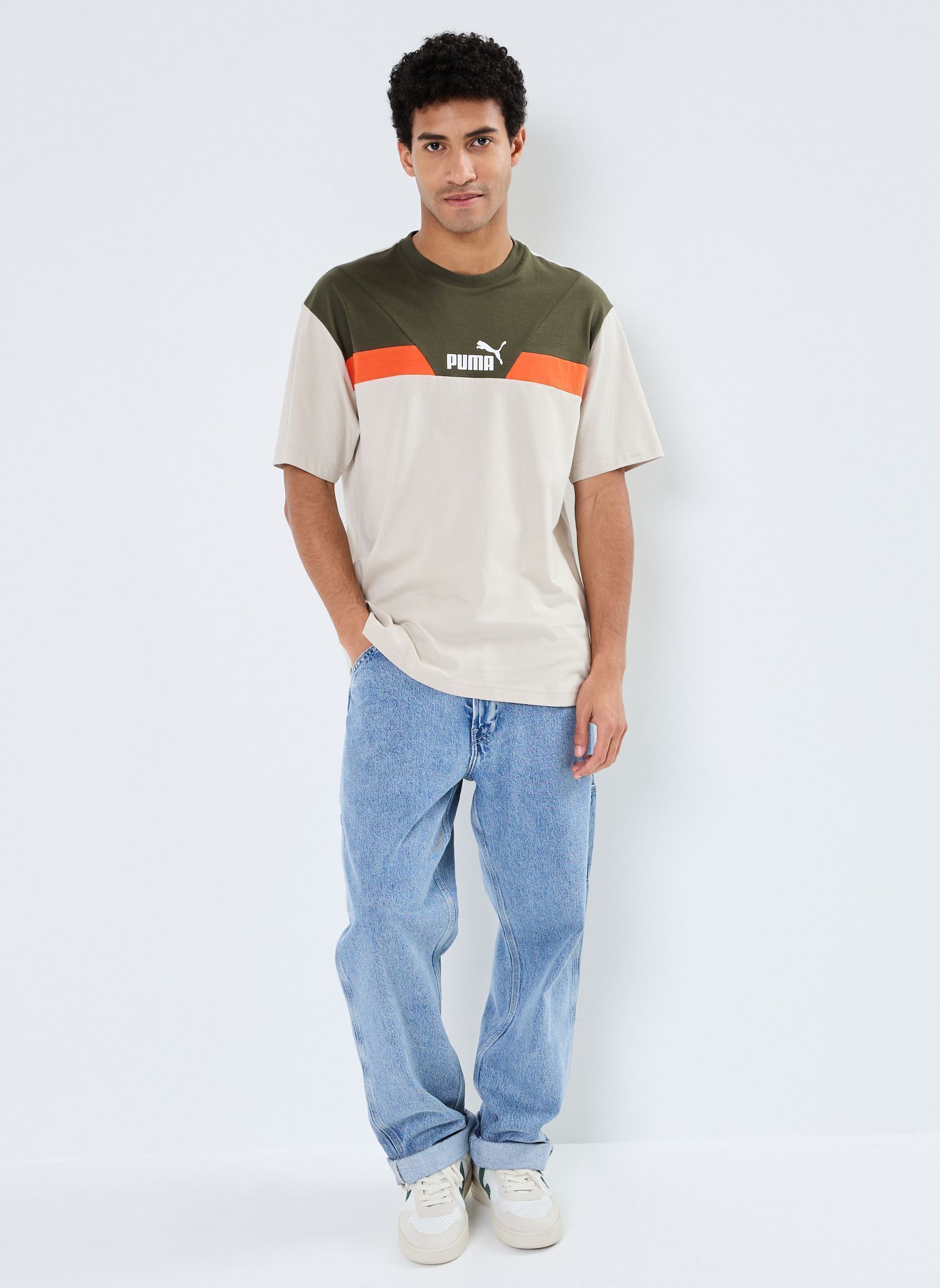 Camisetas M PP COLOBK TEE hombre beige Puma Camisetas M PP COLOBK TEE hombre beige DESERT DUST