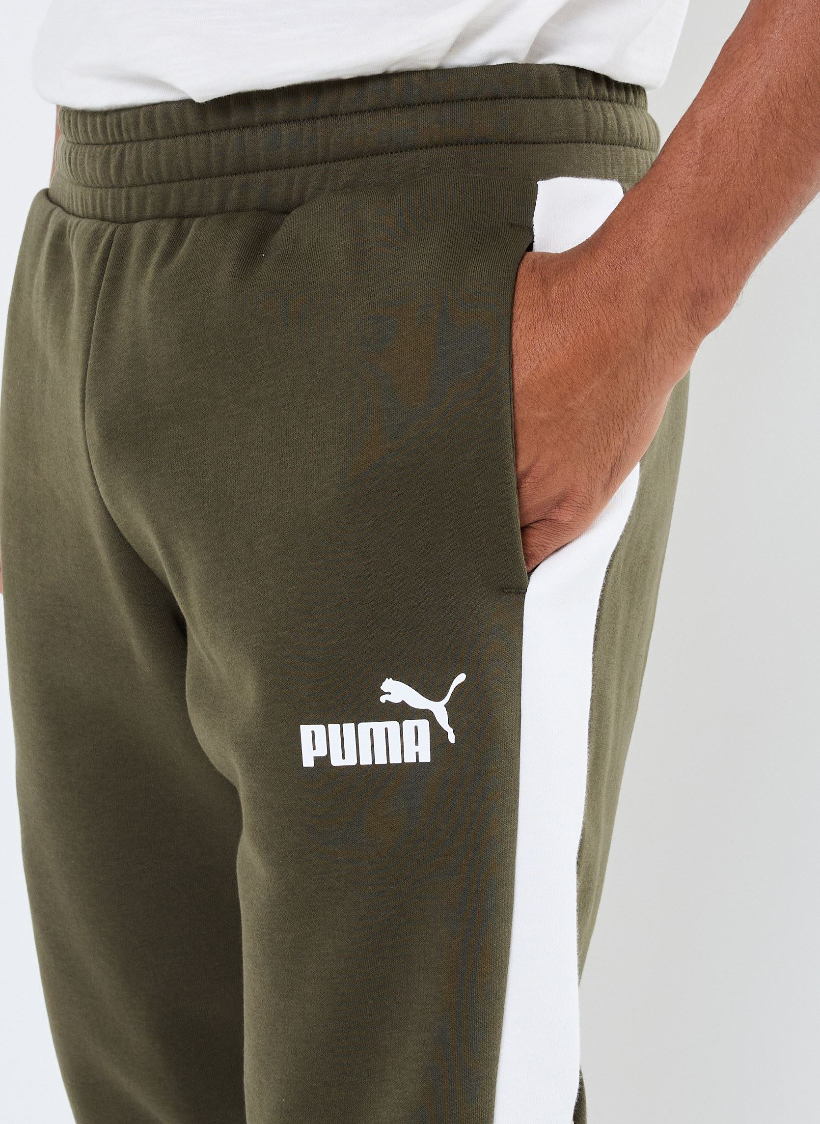 Joggings M PP COLOBK PANT FL homme vert Puma Joggings M PP COLOBK PANT FL homme vert Dark Olive