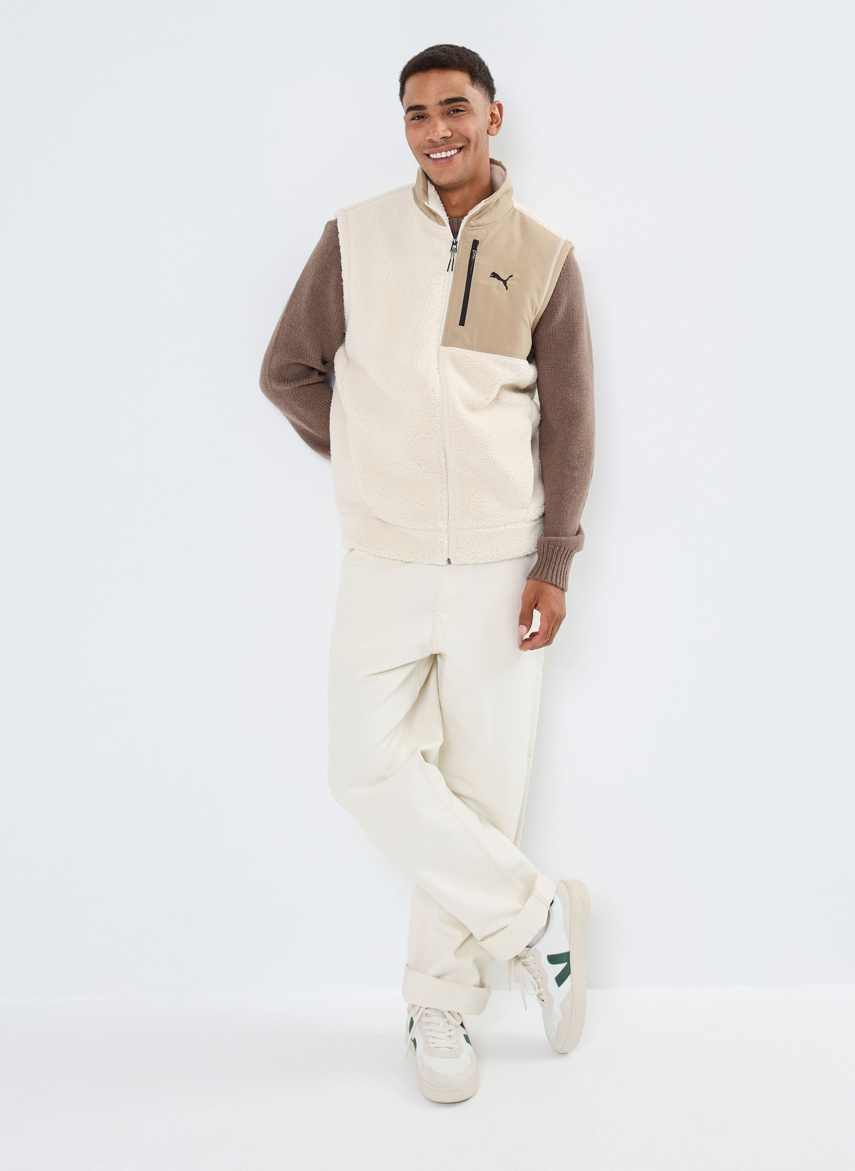 Vestes M OPENROAD W GILET homme noir Puma Vestes M OPENROAD W GILET homme noir Alpine Snow