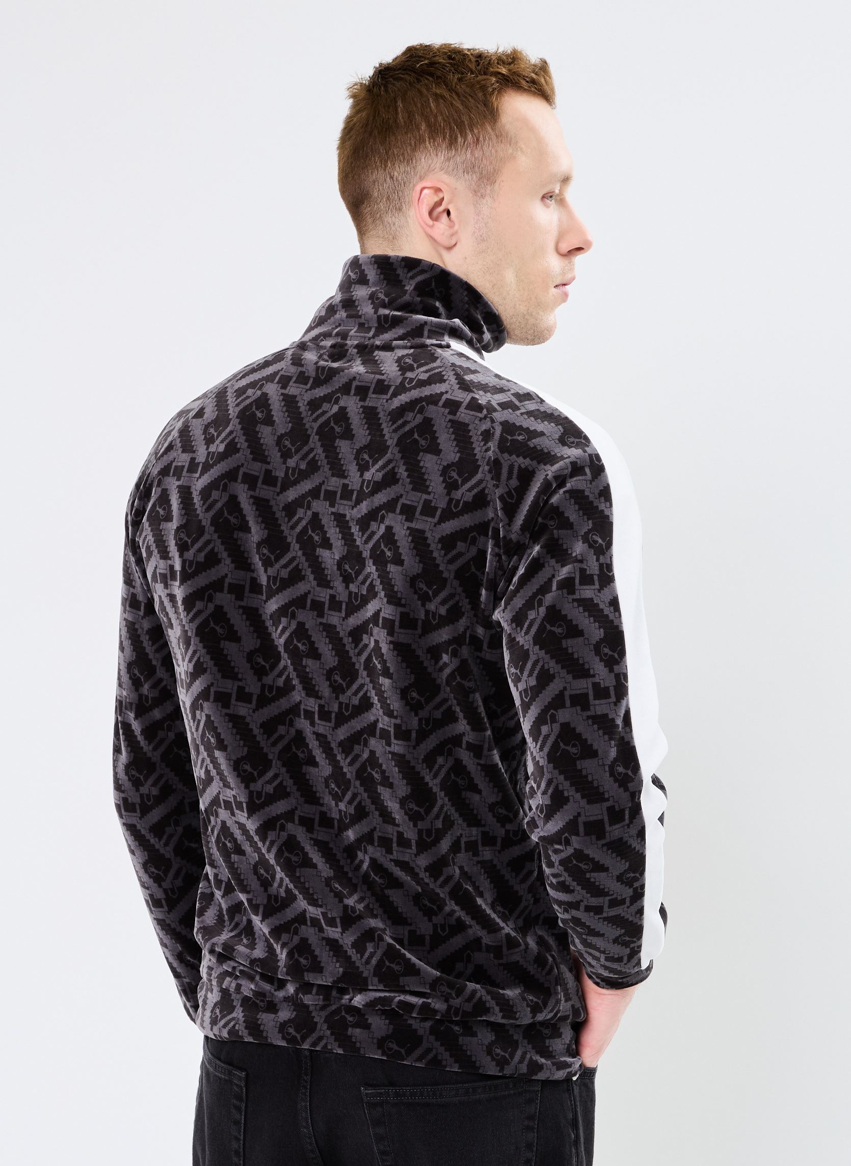 Trainingsvest PUMA X SQUID GAME JKT.BLK heren zwart Puma Trainingsvest PUMA X SQUID GAME JKT.BLK heren zwart Puma Black