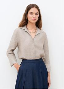 Chemises 241C-CORALINE femme bleu