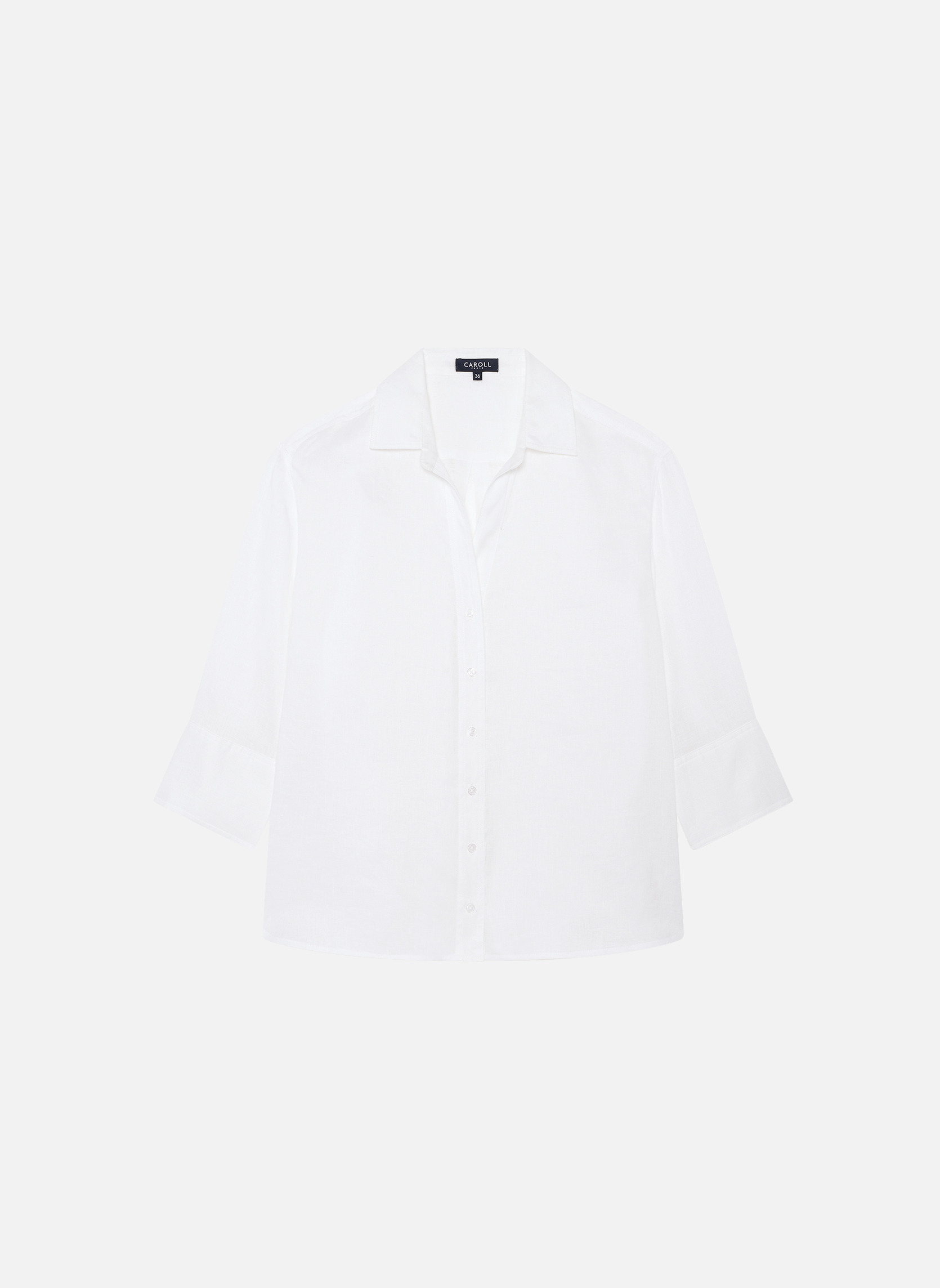 Chemises 241C-CORALINE femme blanc Caroll Chemises 241C-CORALINE femme blanc Blanc