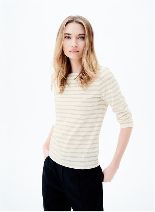 Caroll Tee-shirts T-shirts - 241T-TCLEO femme or et bronze