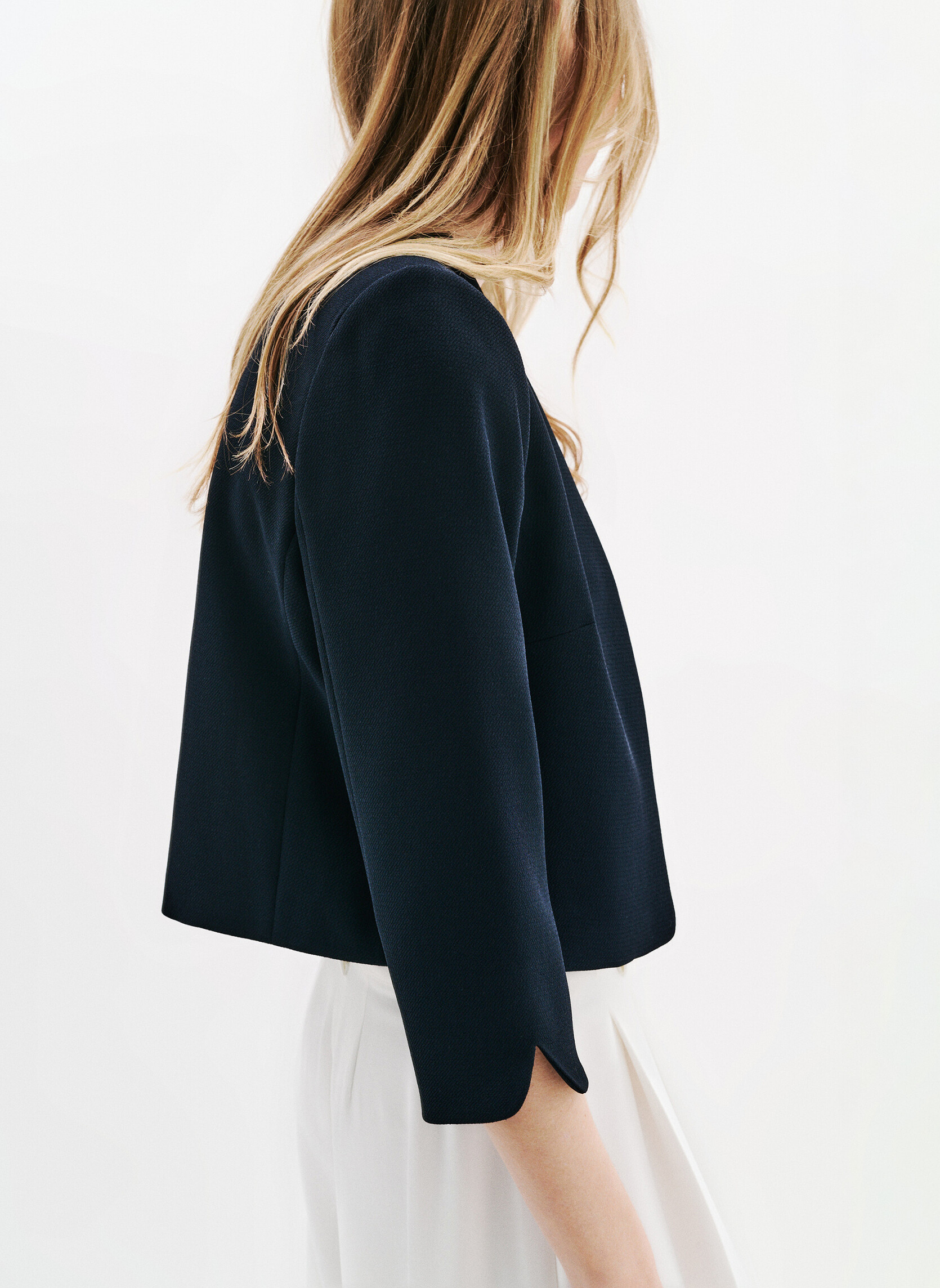 Vestes 241V-VANGELA femme bleu Caroll Vestes 241V-VANGELA femme bleu Bleu marine