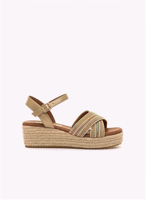 MTNG Sandales Sandales compensées Femme MTNG LITA beige femme marron