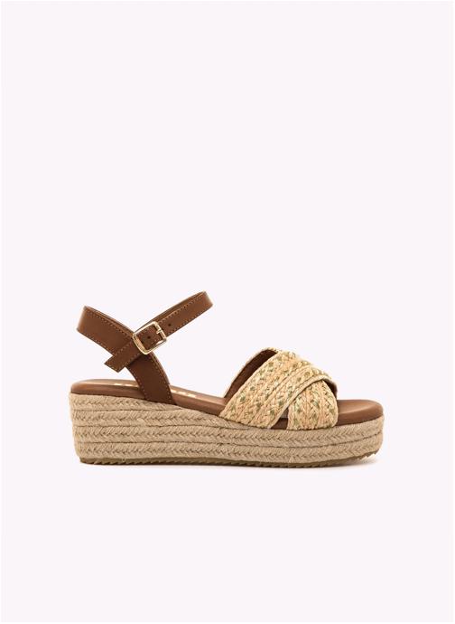 MTNG Sandales Sandales compensées Femme MTNG LITA beige femme marron