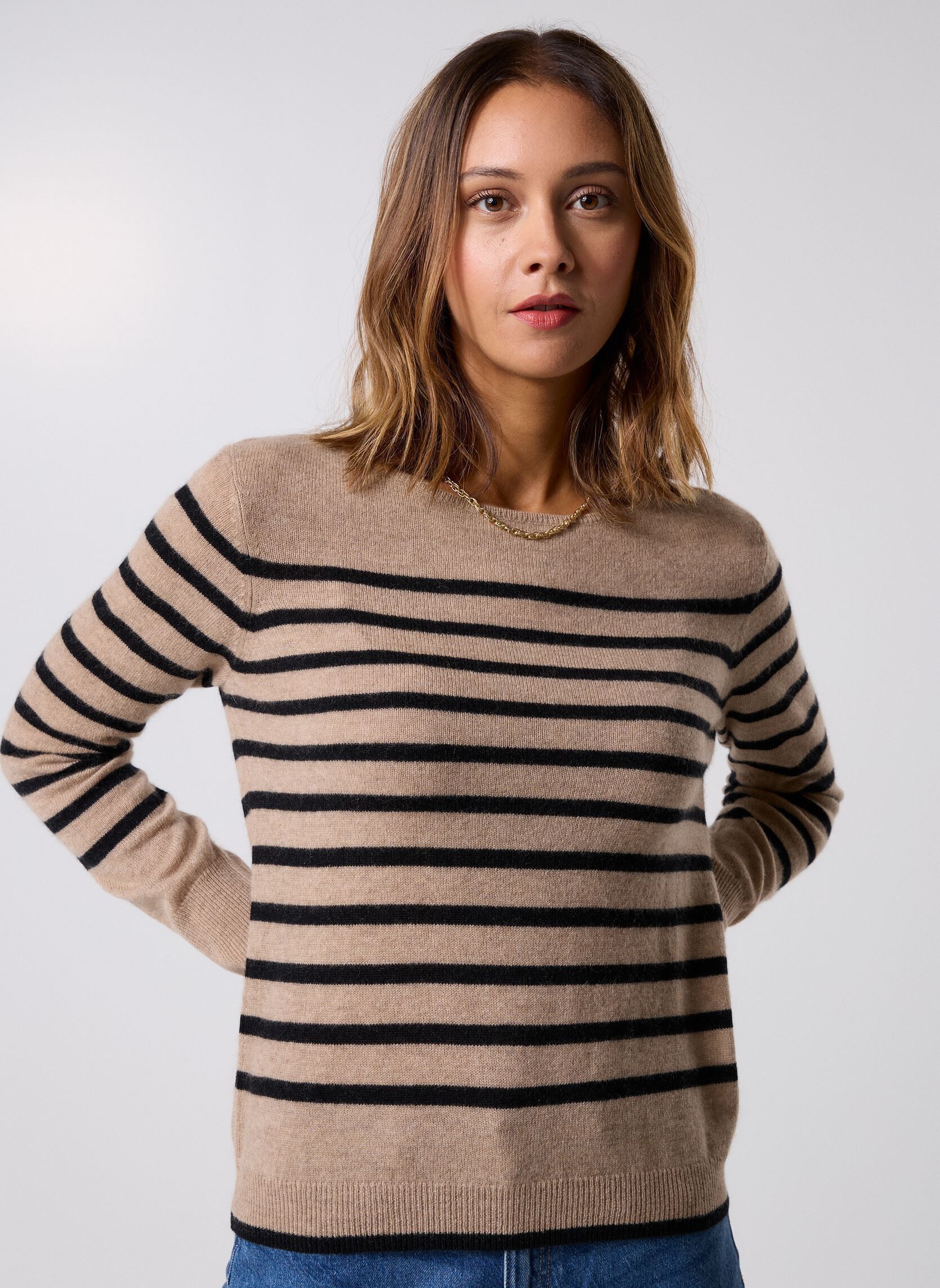 Pullover MARRAKESH cachemire damen beige Georgia Rose Pullover MARRAKESH cachemire damen beige Beige