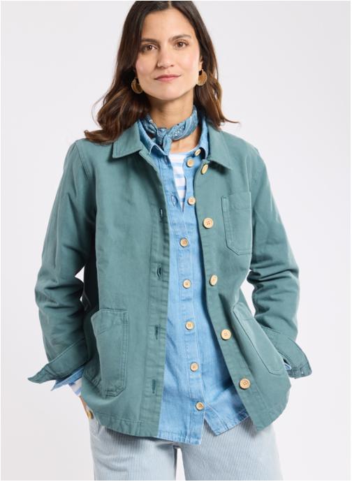 Armor Lux Vestes Veste 79233 seal femme vert