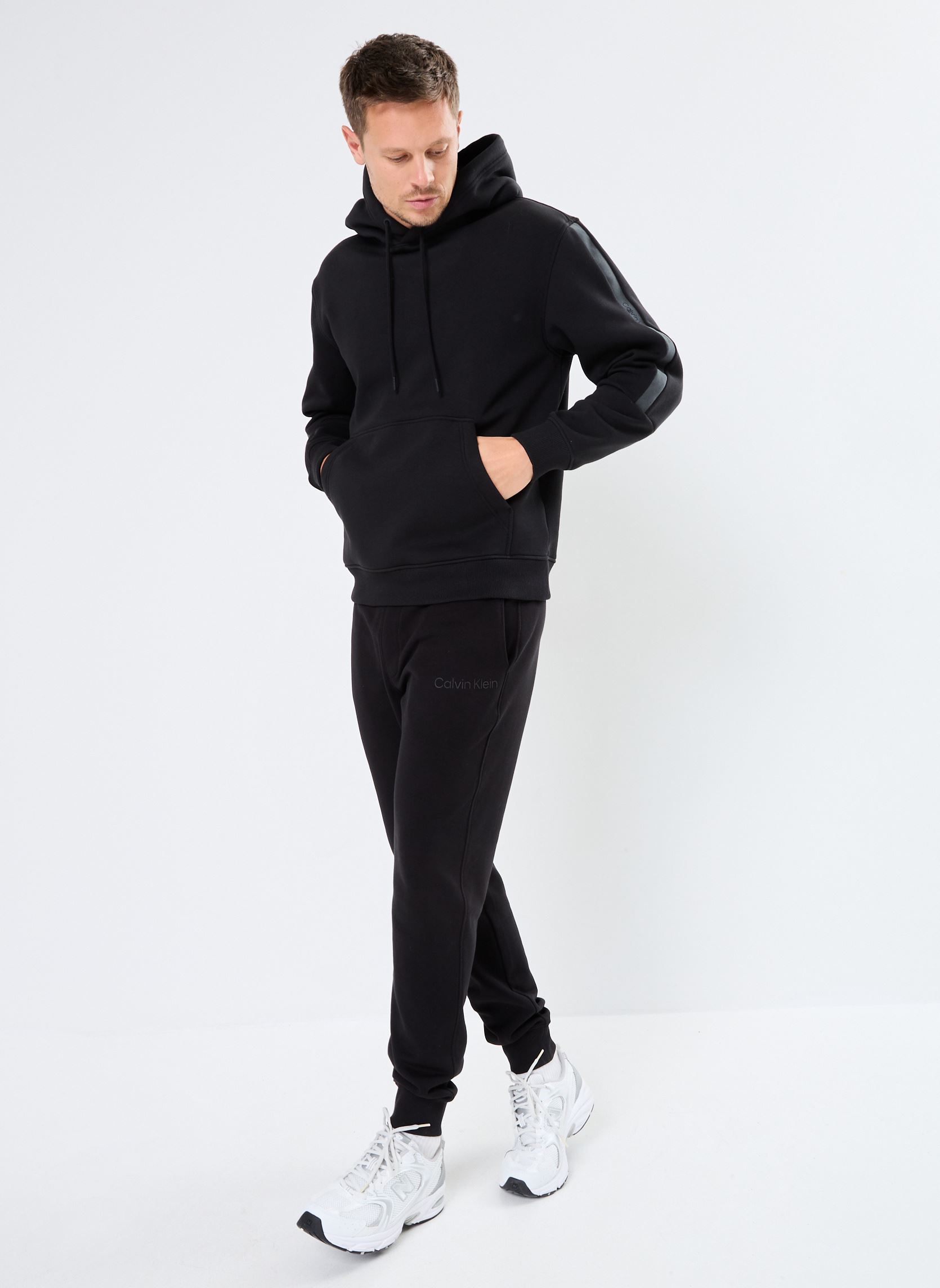 Kapuzenpullover Logo Tape Hoodie J30J325632 herren schwarz Calvin Klein Jeans Kapuzenpullover Logo Tape Hoodie J30J325632 herren schwarz CK BLACK