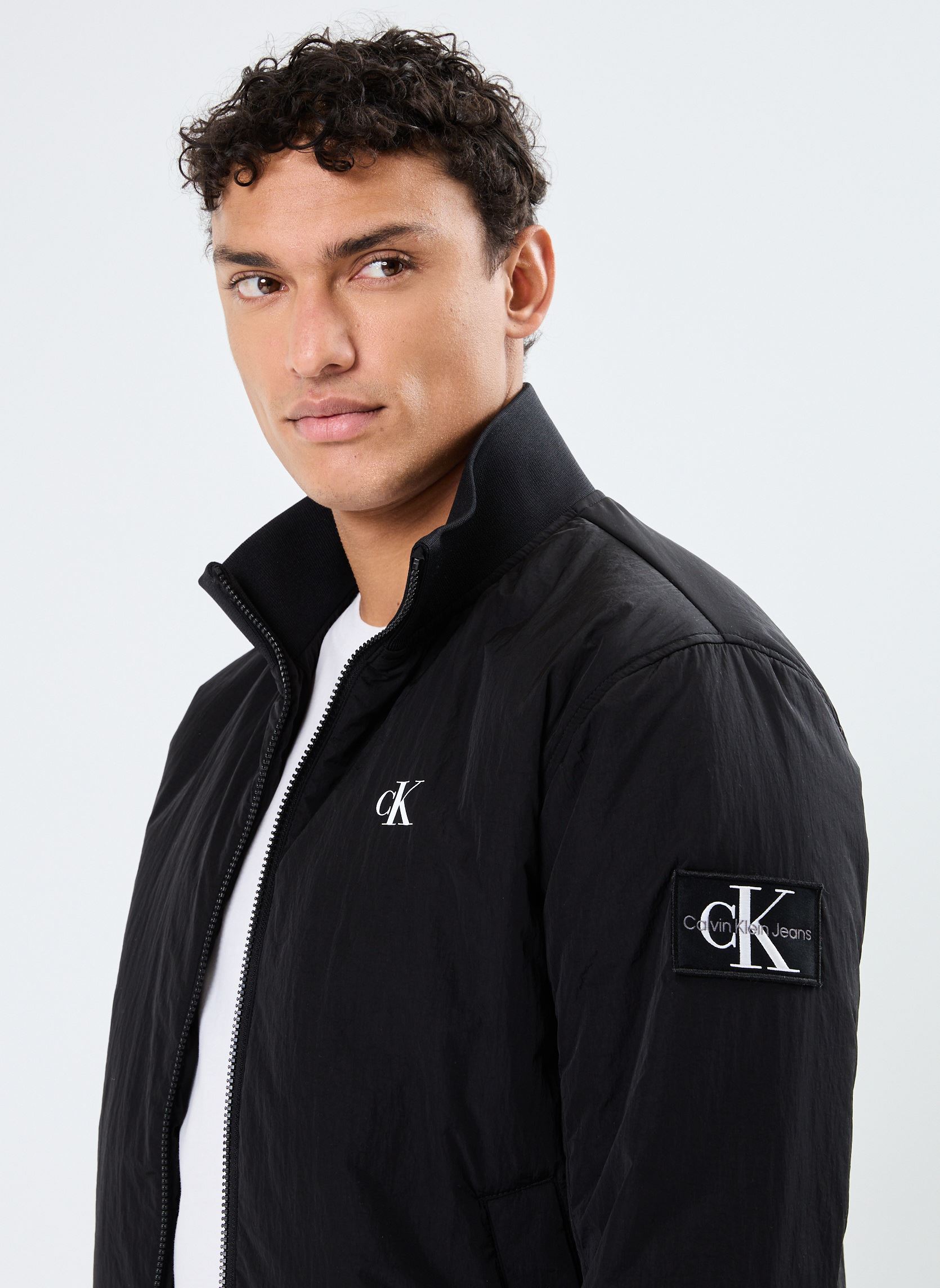 Bomberjacken Padded Harrington J30J325592 herren schwarz Calvin Klein Jeans Bomberjacken Padded Harrington J30J325592 herren schwarz CK BLACK