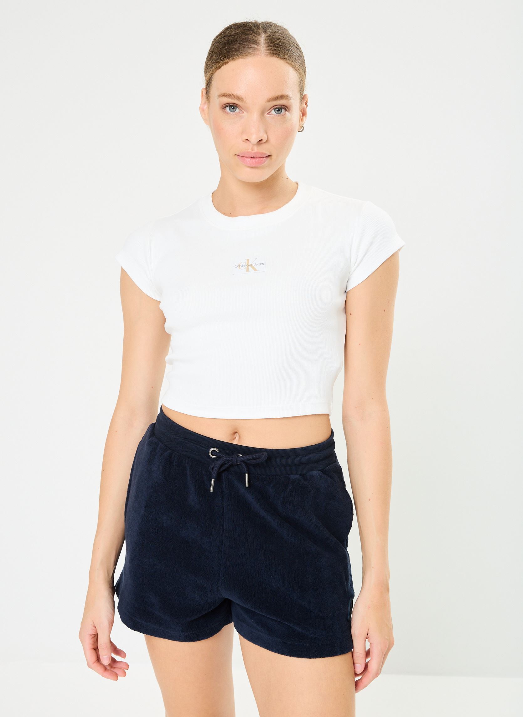 Vêtements Calvin Klein Jeans Woven Label Rib Baby J20J223552 pour Accessoires