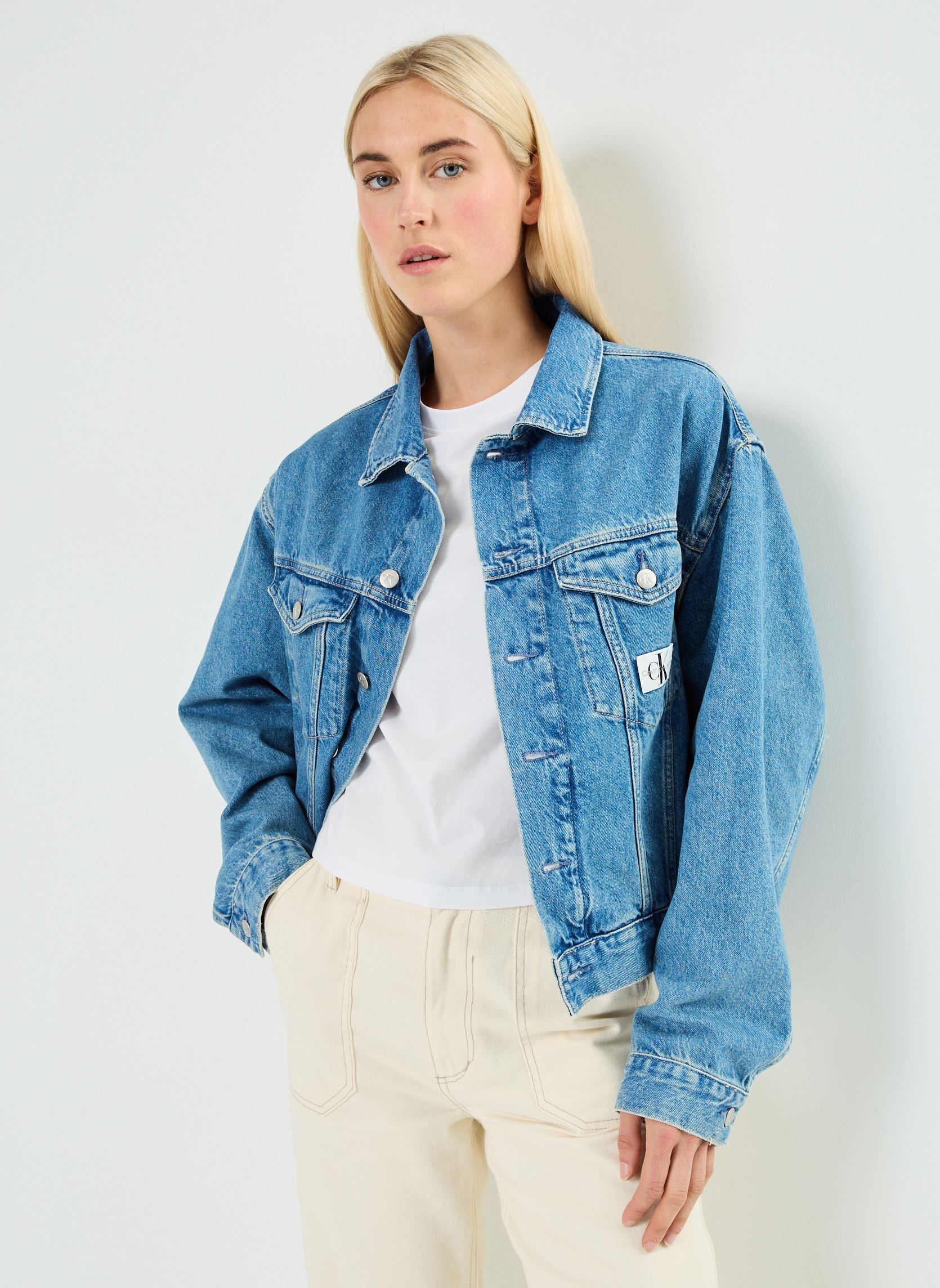 Vêtements Calvin Klein Jeans Boxy Jacket J20J223672 pour Accessoires