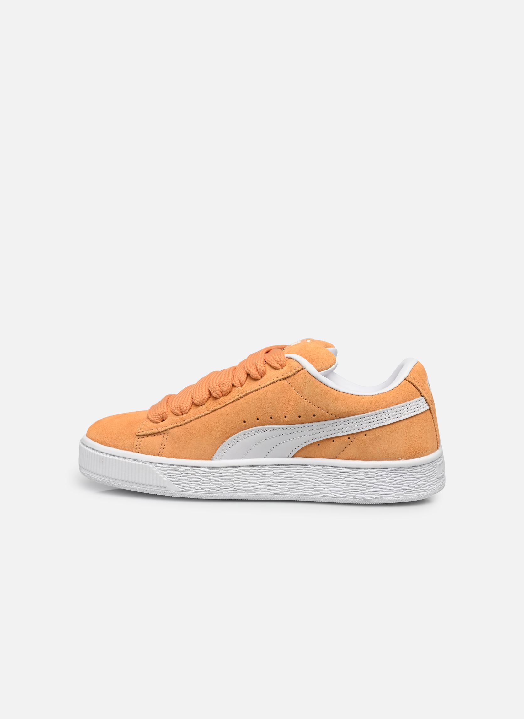 Baskets Suede Xl femme orange Puma Baskets Suede Xl femme orange BRIGHT MELON-PUMA WHITE