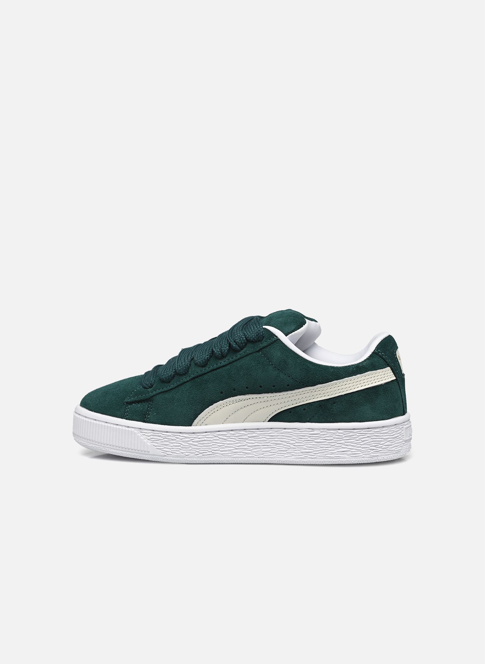 Baskets Suede Xl femme vert Puma Baskets Suede Xl femme vert DARK MYRTLE-WARM WHITE