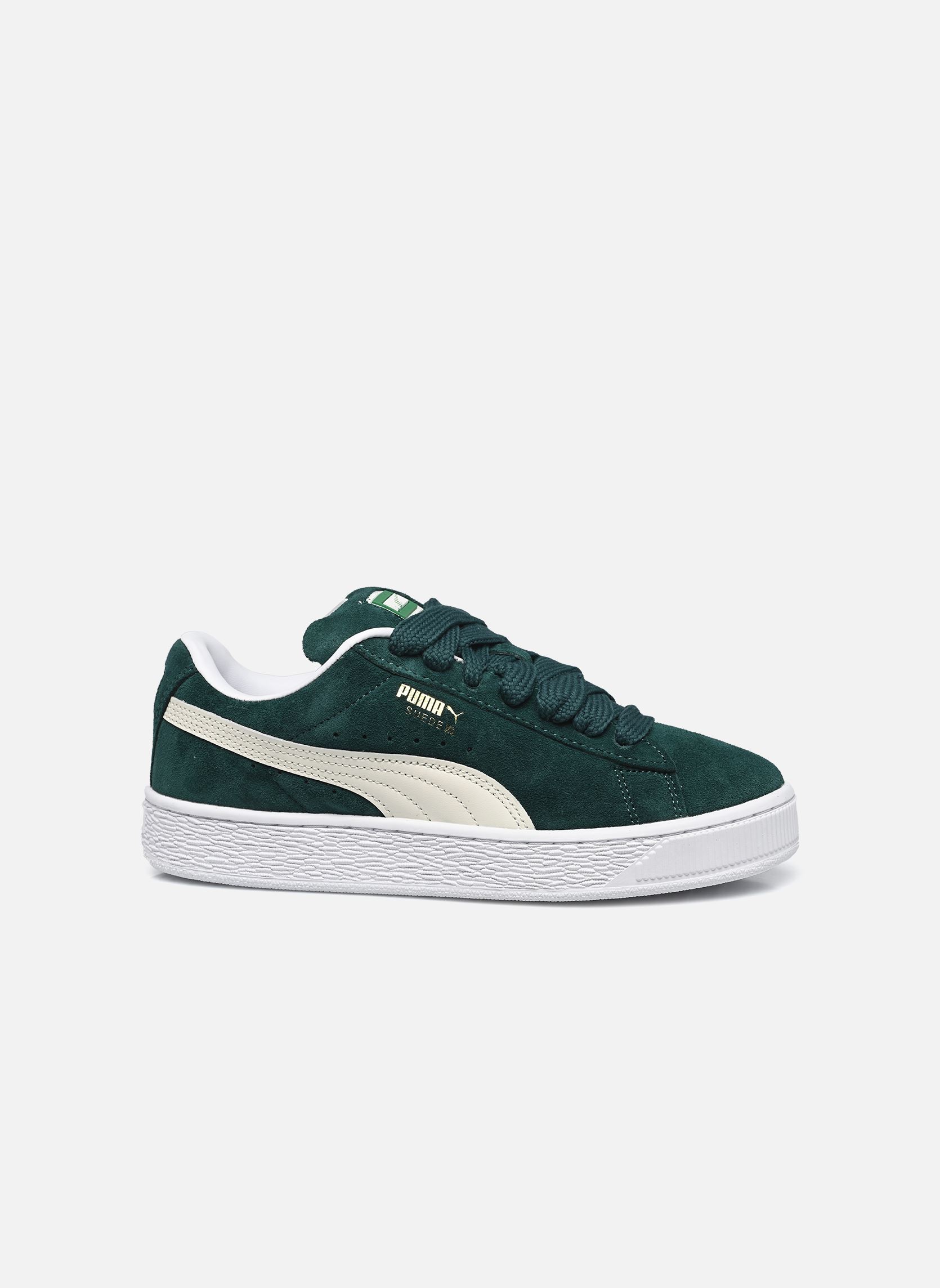Baskets Suede Xl femme vert Puma Baskets Suede Xl femme vert DARK MYRTLE-WARM WHITE