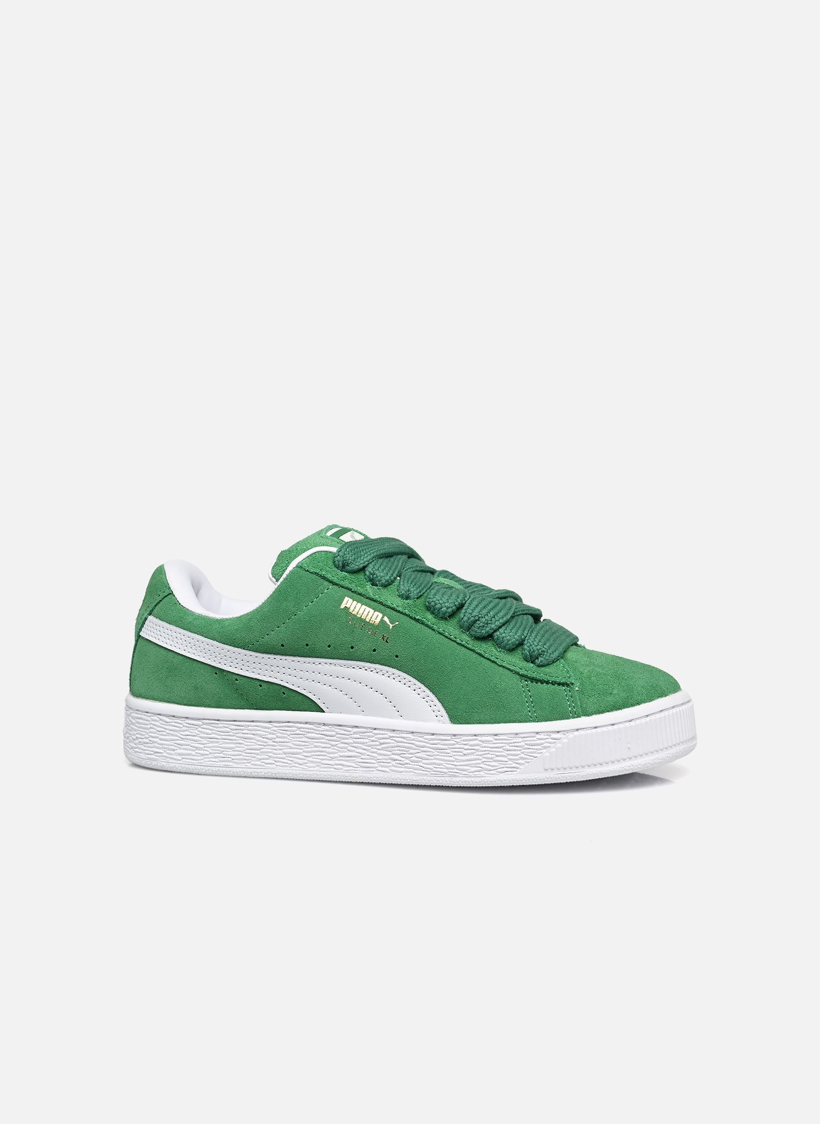 Baskets Suede Xl Jr vert Puma Baskets Suede Xl Jr vert ARCHIVE GREEN-PUMA WHITE