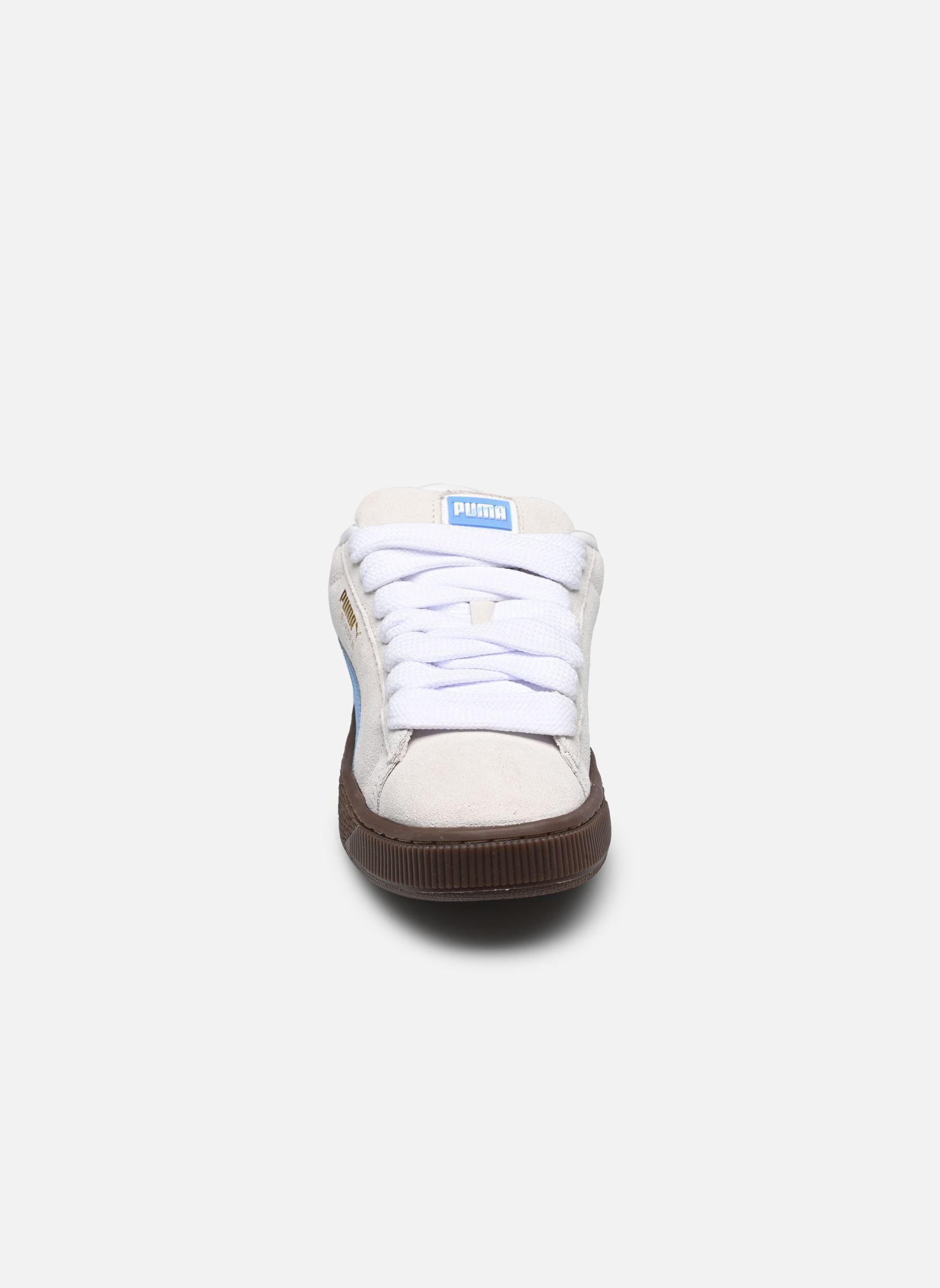 Baskets Suede Xl Jr fille blanc Puma Baskets Suede Xl Jr fille blanc PUMA WHITE-TEAM LIGHT BLUE