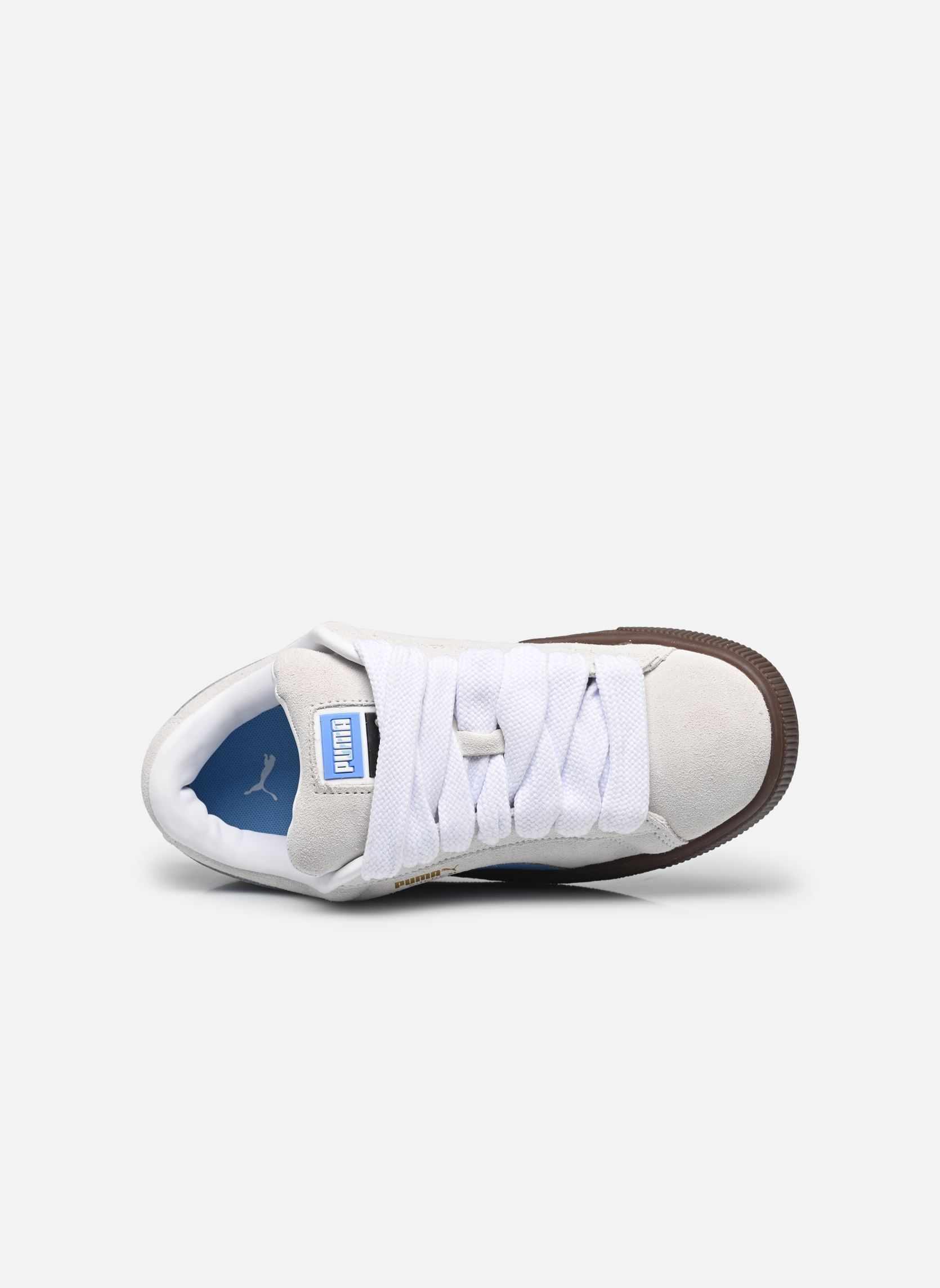 Baskets Suede Xl Jr fille blanc Puma Baskets Suede Xl Jr fille blanc PUMA WHITE-TEAM LIGHT BLUE