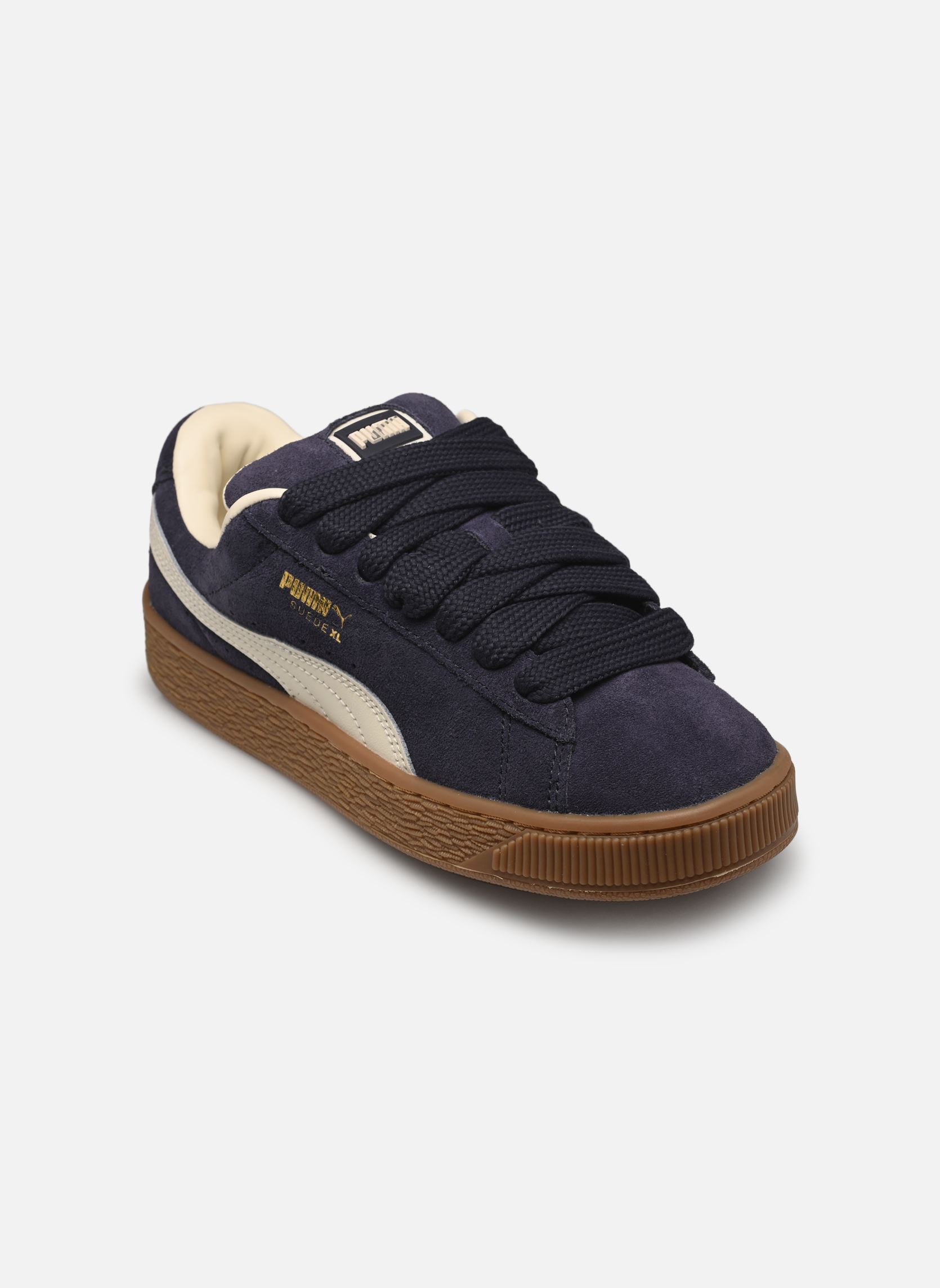 Baskets Suede Xl Jr fille bleu Puma Baskets Suede Xl Jr fille bleu NEW NAVY-FROSTED IVORY