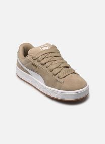 Baskets Suede Xl Jr fille blanc