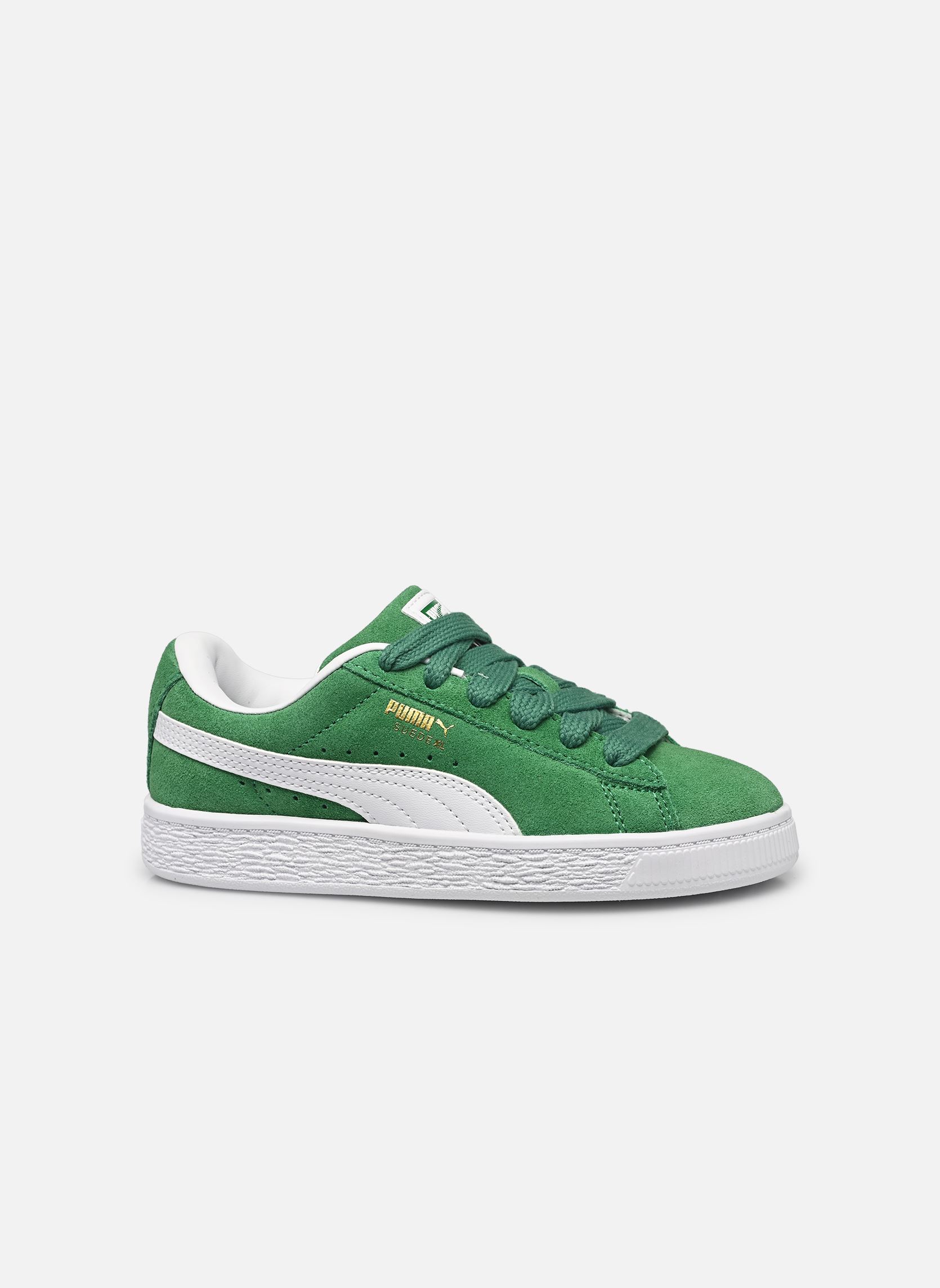 Baskets Suede Xl Ps vert Puma Baskets Suede Xl Ps vert ARCHIVE GREEN-PUMA WHITE