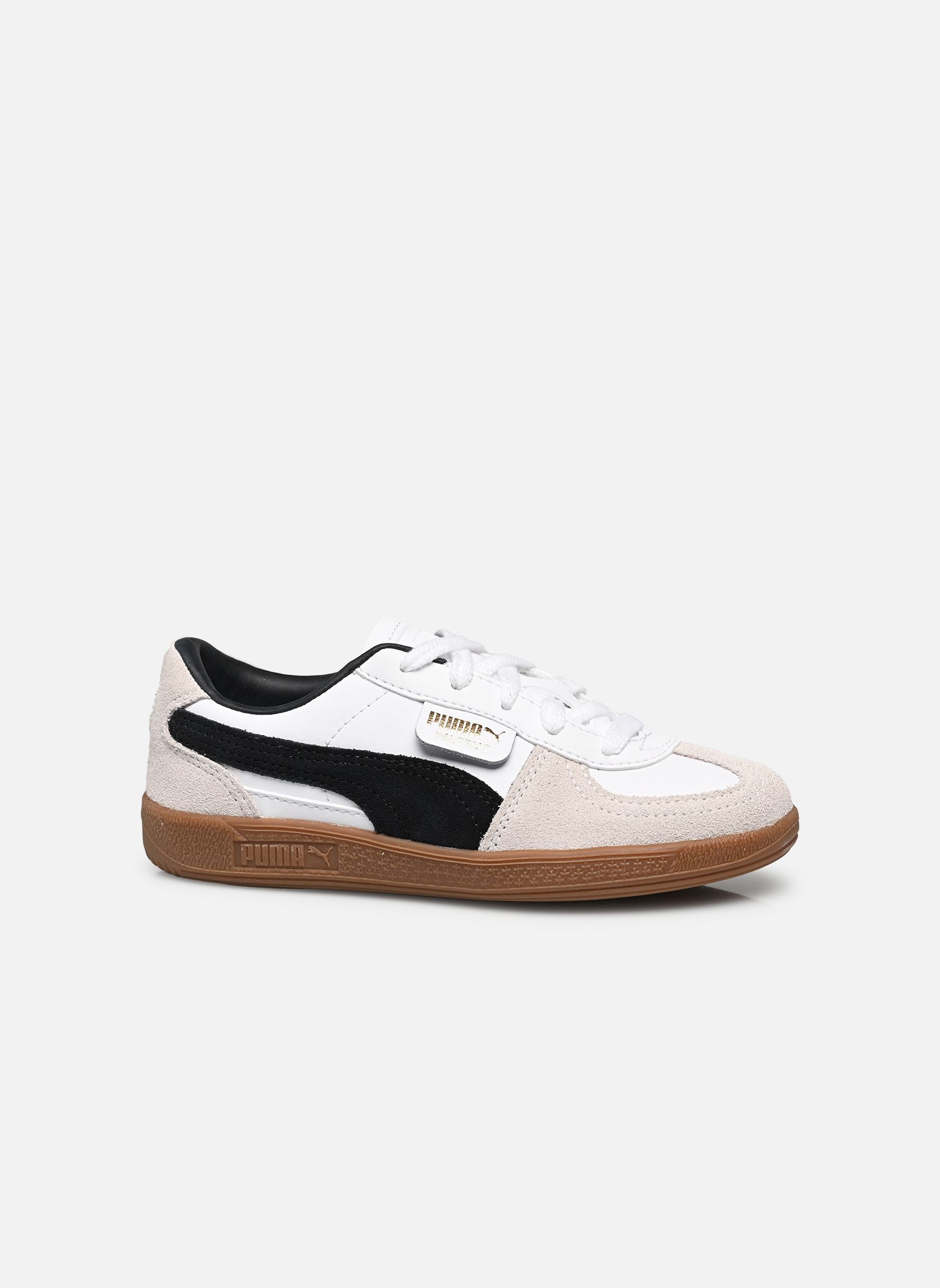 Baskets Palermo Lth Ps blanc Puma Baskets Palermo Lth Ps blanc PUMA White-Vapor Gray-Gum
