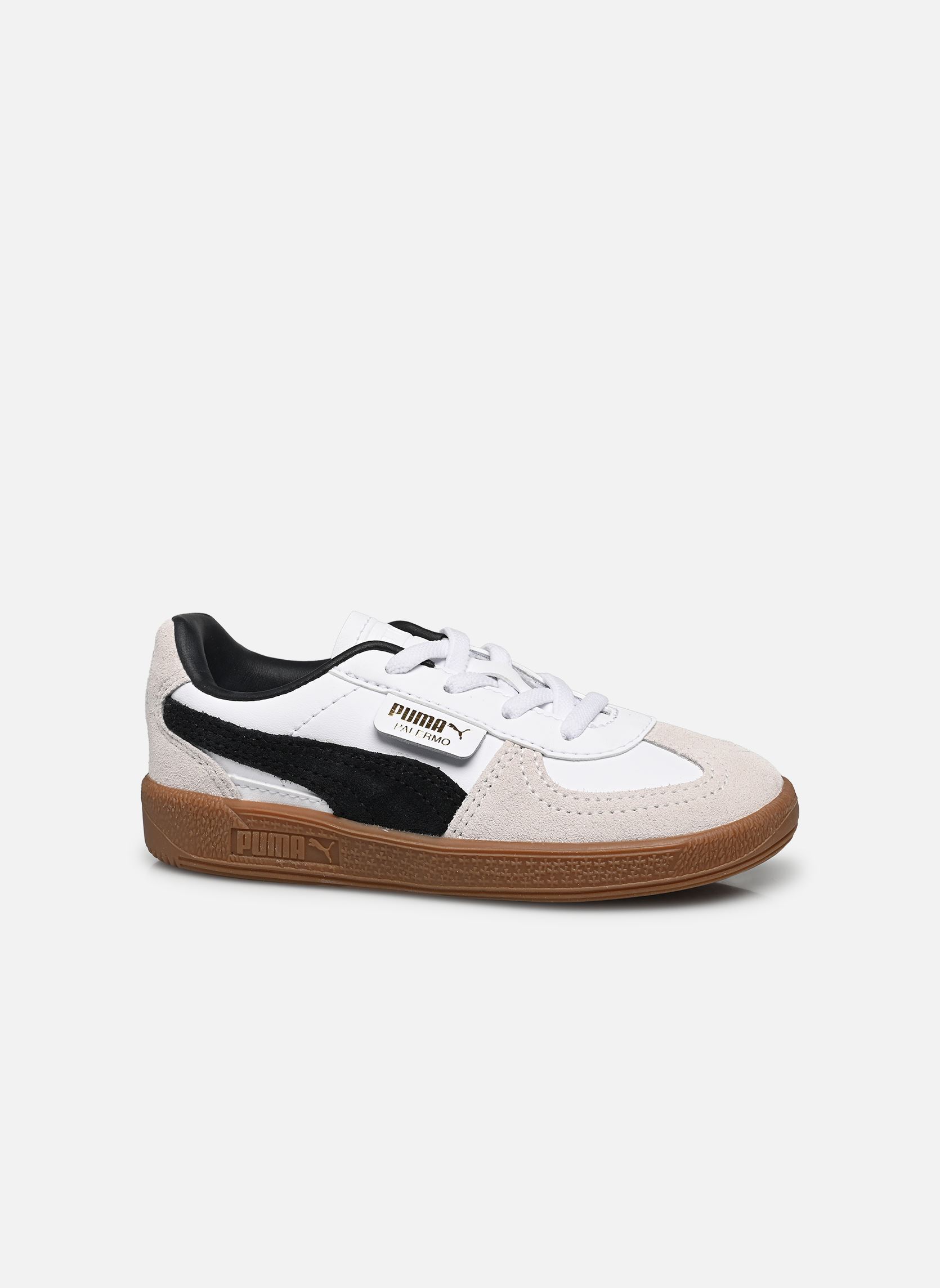 Baskets Palermo Lth Ac Inf blanc Puma Baskets Palermo Lth Ac Inf blanc PUMA White-Vapor Gray-Gum