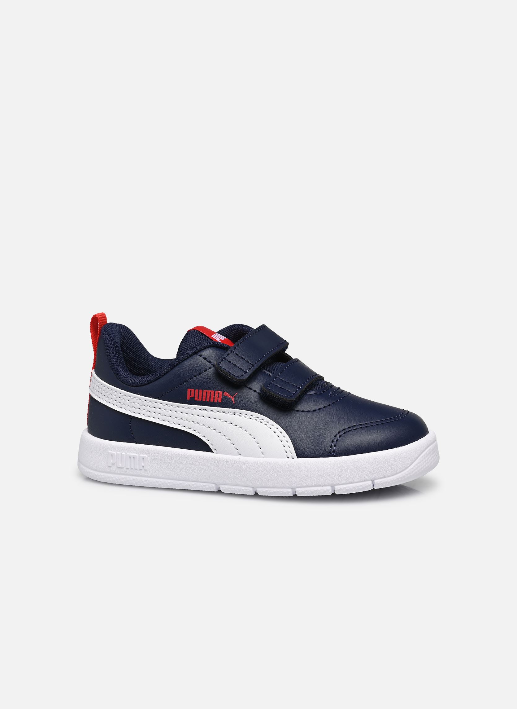 Baskets Inf Courtflex V3 V bleu Puma Baskets Inf Courtflex V3 V bleu PUMA NAVY-PUMA WHITE-PUMA RED