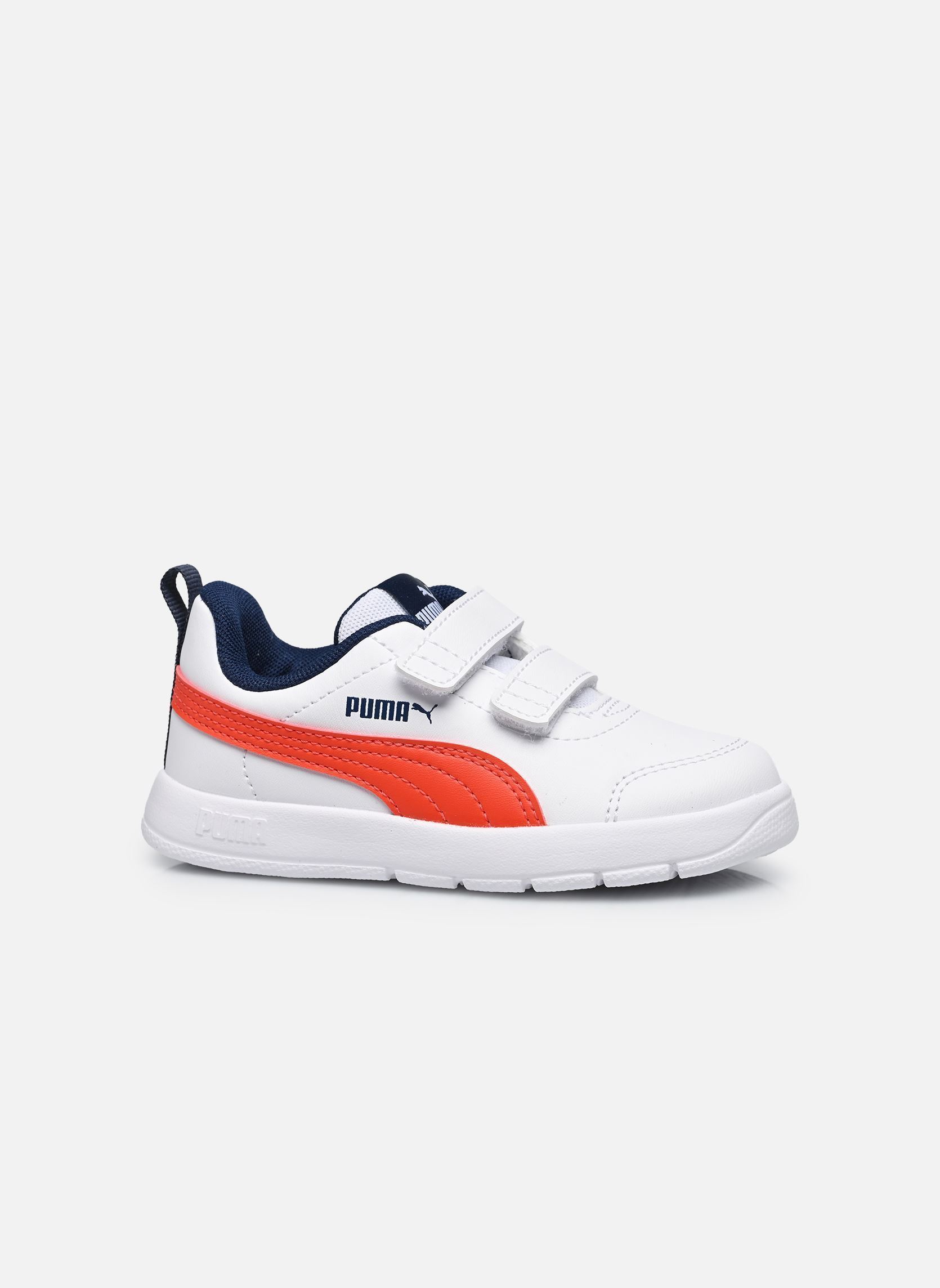 Baskets Inf Courtflex V3 V blanc Puma Baskets Inf Courtflex V3 V blanc PUMA WHITE-FIERCE