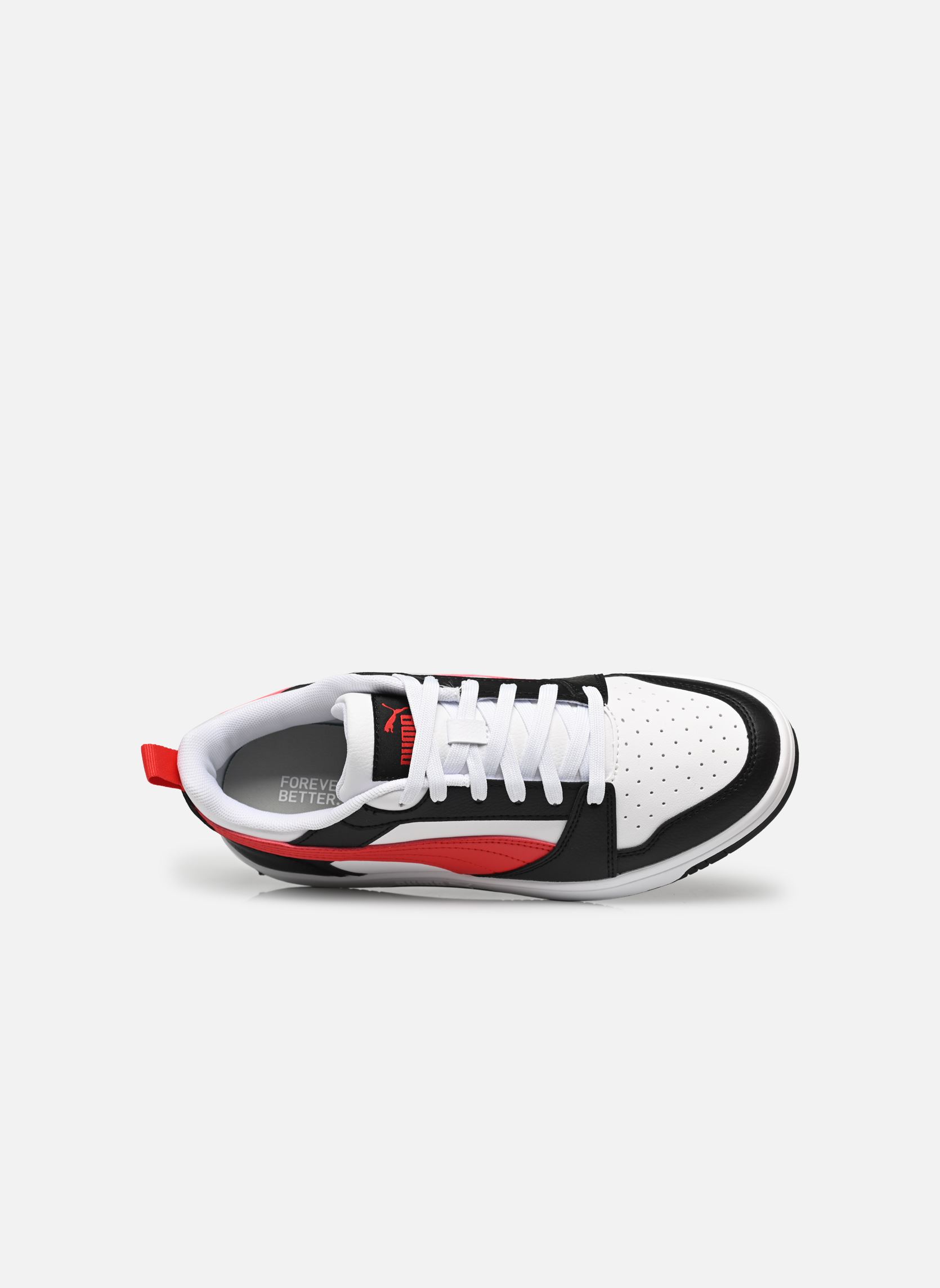 Baskets Jr Rebound V6 blanc Puma Baskets Jr Rebound V6 blanc PUMA White-For All Time Red-PU