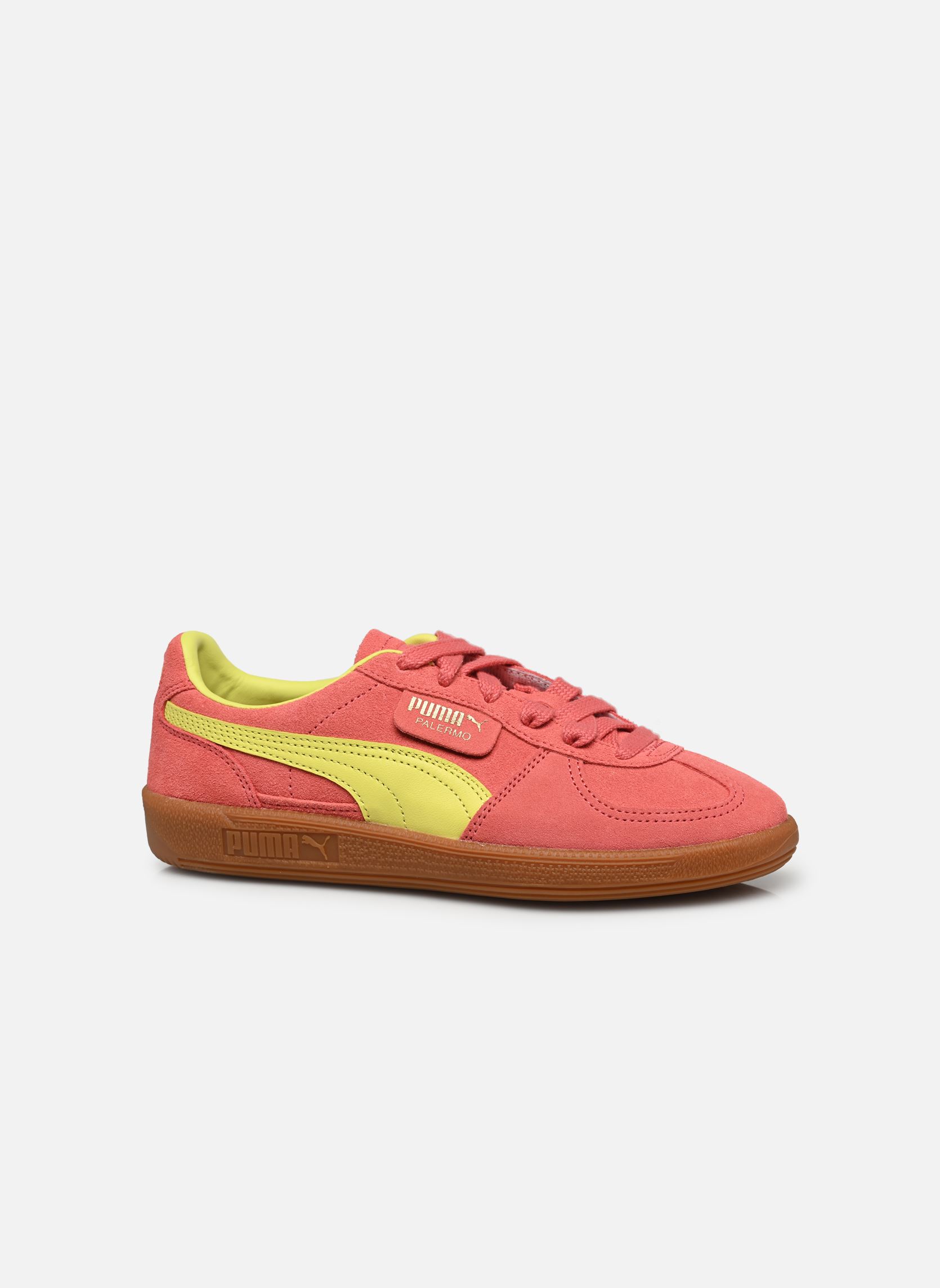 Sneaker Palermo damen rosa Puma Sneaker Palermo damen rosa SALMON-LIME SHEEN-GUM