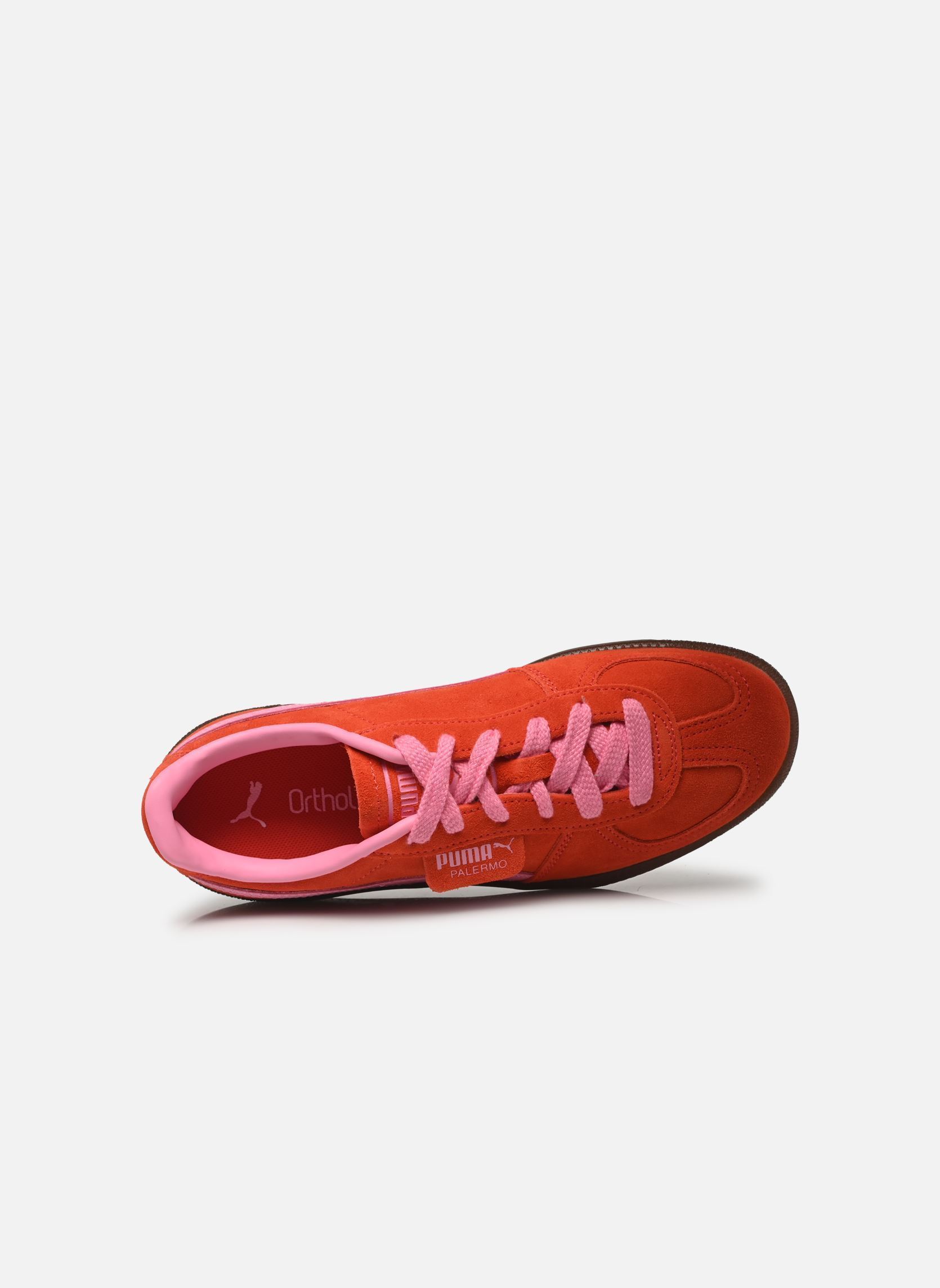 Baskets Palermo femme rouge Puma Baskets Palermo femme rouge FIERCE RED-POISON PINK