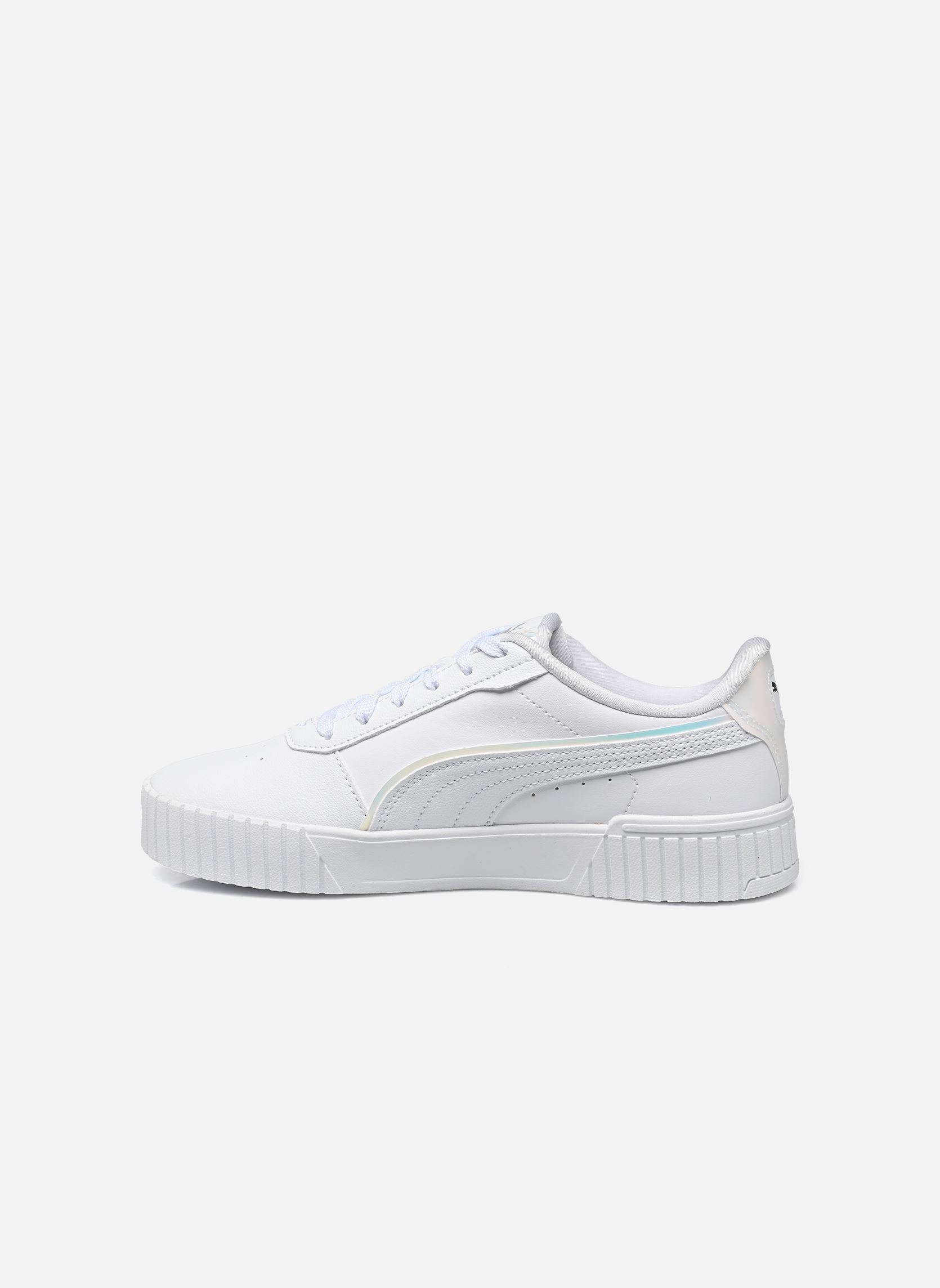 Baskets Jr Carina 2 Holo 2 fille blanc Puma Baskets Jr Carina 2 Holo 2 fille blanc PUMA WHITE-MAUVE MIST-PUMA SIL