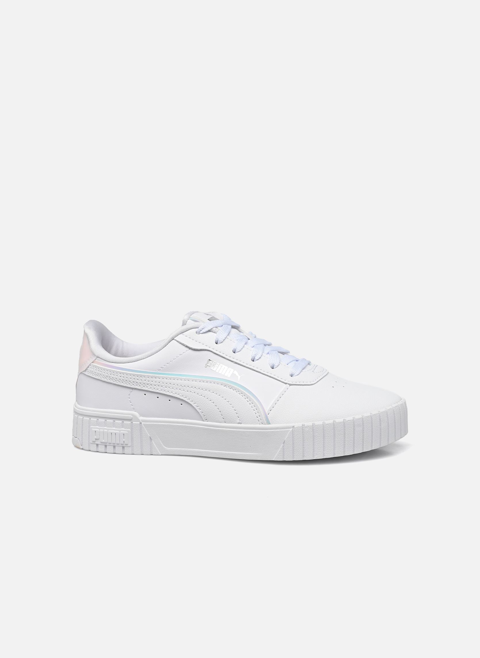 Baskets Jr Carina 2 Holo 2 fille blanc Puma Baskets Jr Carina 2 Holo 2 fille blanc PUMA WHITE-MAUVE MIST-PUMA SIL