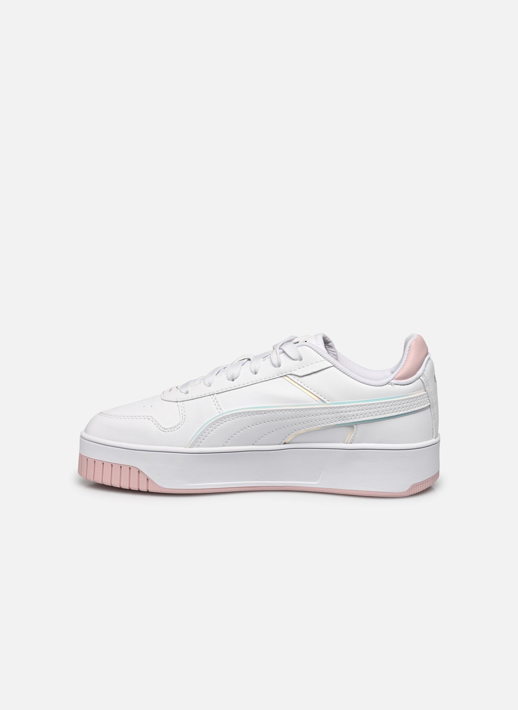 Sneakers Jr Carina Street Holo2 meisjes wit Puma Sneakers Jr Carina Street Holo2 meisjes wit PUMA WHITE-PUMA WHITE-MAUVE MI