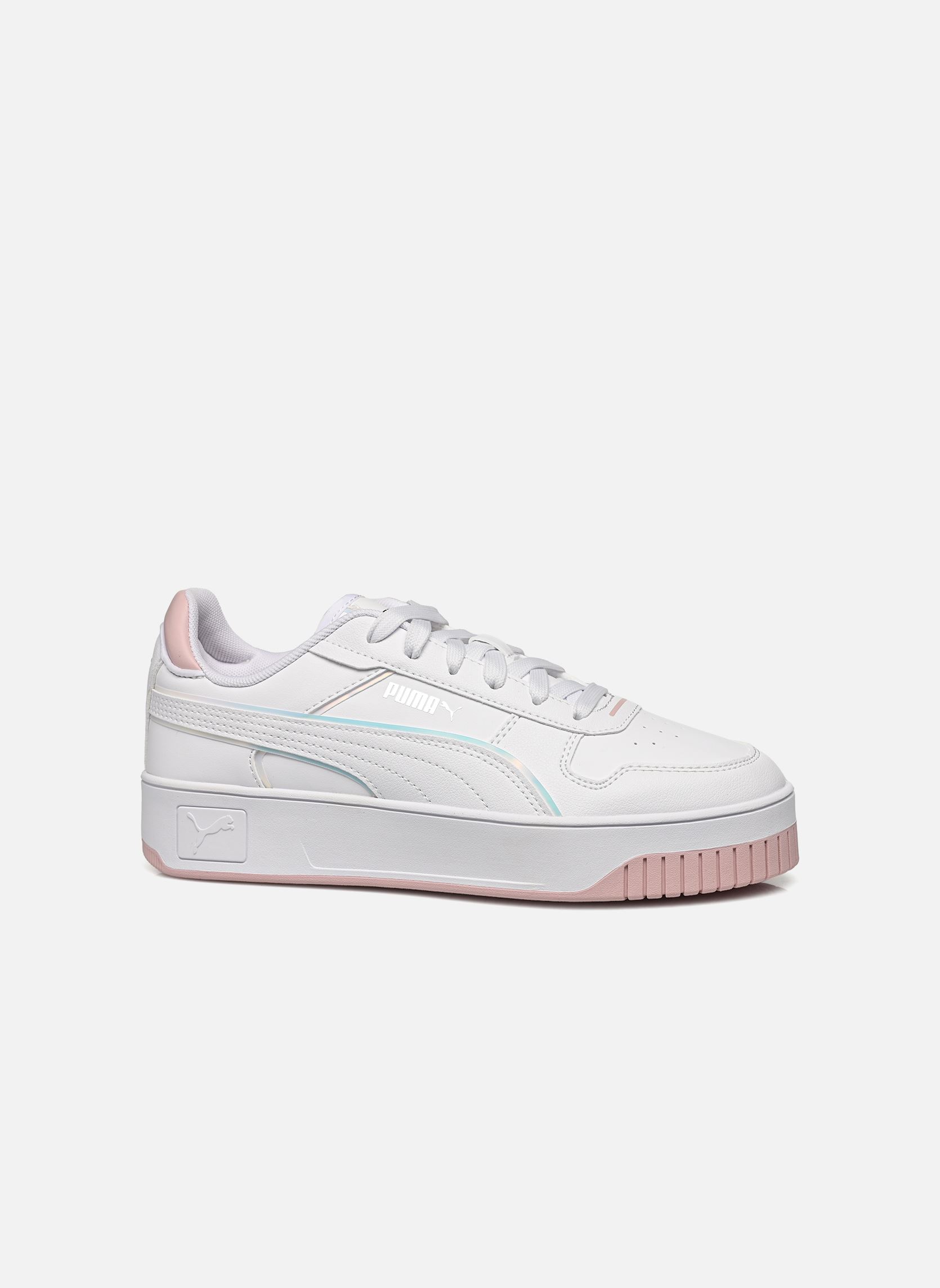 Sneakers Jr Carina Street Holo2 meisjes wit Puma Sneakers Jr Carina Street Holo2 meisjes wit PUMA WHITE-PUMA WHITE-MAUVE MI