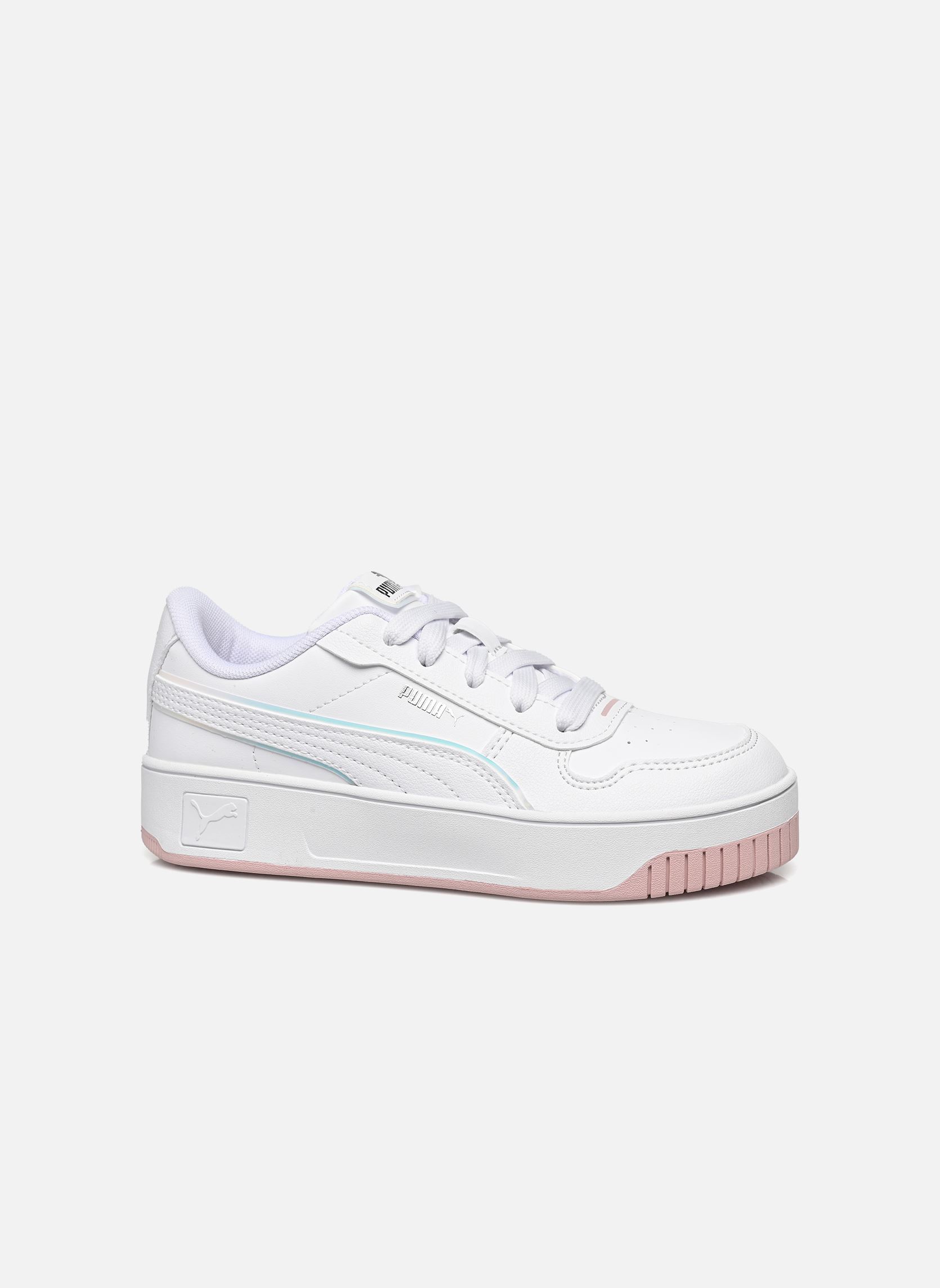 Baskets Ps Carina Street Holo2 fille blanc Puma Baskets Ps Carina Street Holo2 fille blanc PUMA WHITE-PUMA WHITE-MAUVE MI