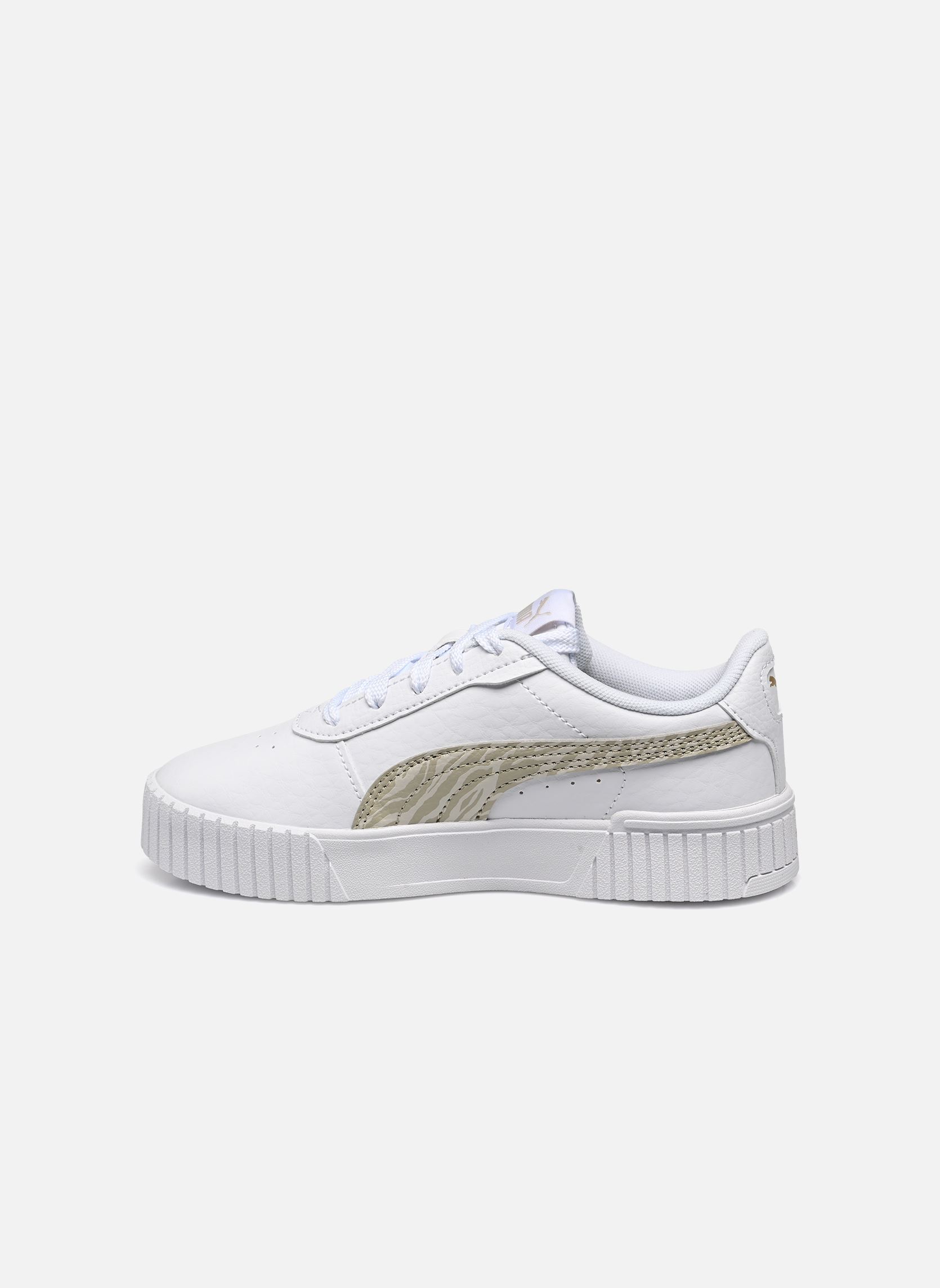 Sneakers Ps Carina 2 Zebra meisjes wit Puma Sneakers Ps Carina 2 Zebra meisjes wit PUMA WHITE-DESERT DUST-PUMA GO