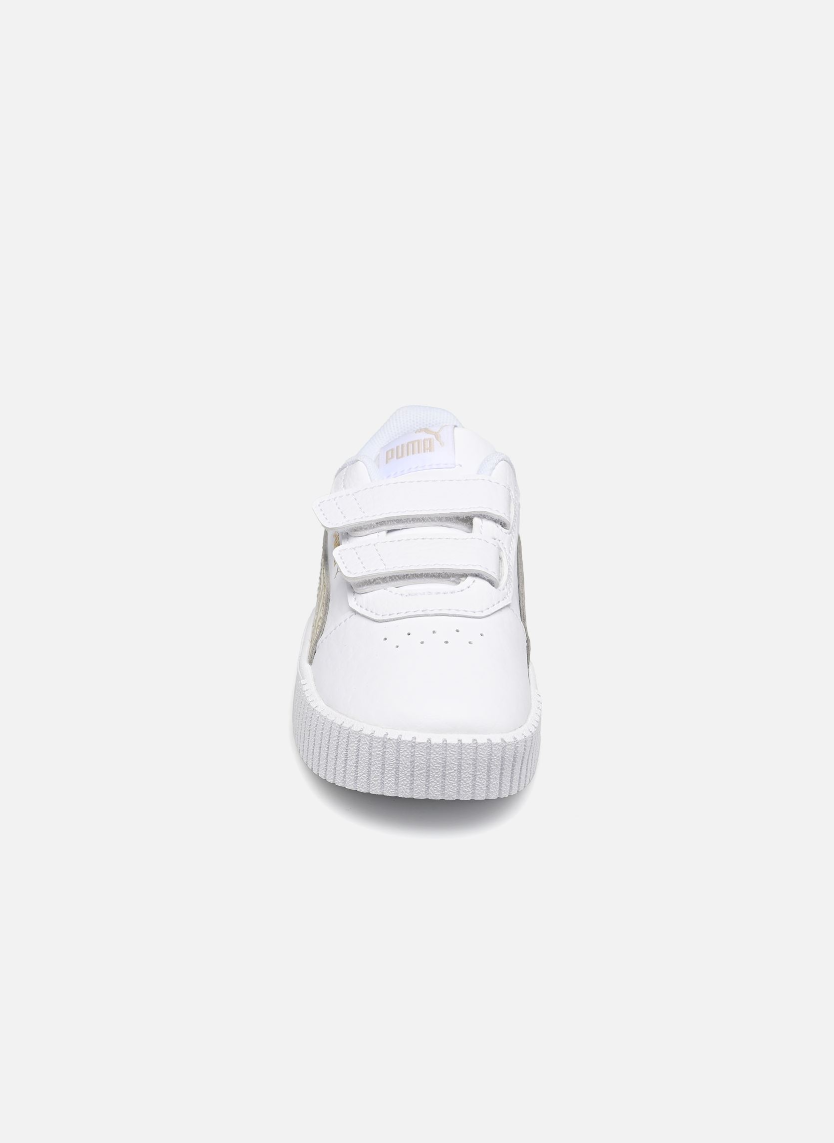Baskets Inf Carina 2 Zebra fille blanc Puma Baskets Inf Carina 2 Zebra fille blanc PUMA WHITE-DESERT DUST-PUMA GO