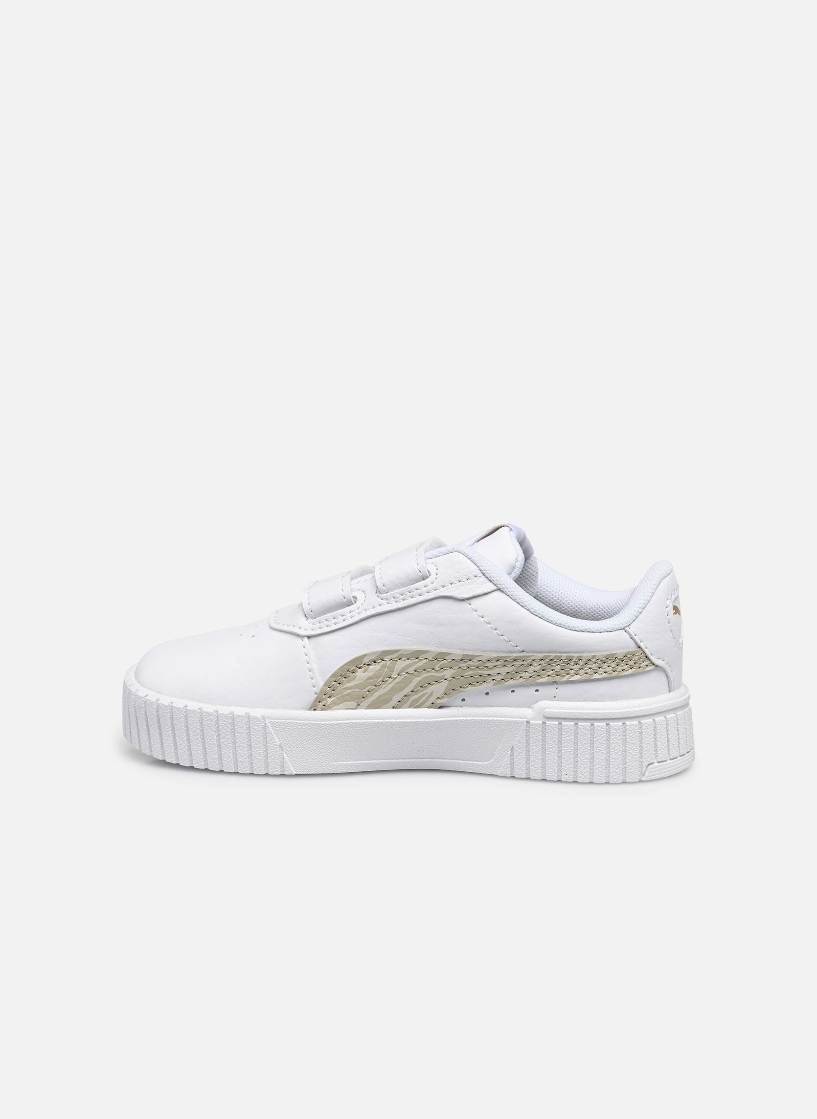 Baskets Inf Carina 2 Zebra fille blanc Puma Baskets Inf Carina 2 Zebra fille blanc PUMA WHITE-DESERT DUST-PUMA GO