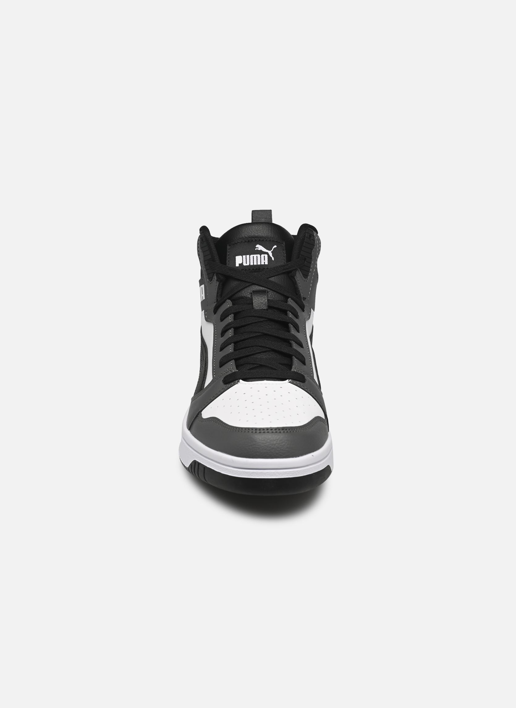 Baskets Rebound V6 Mid homme gris Puma Baskets Rebound V6 Mid homme gris PUMA WHITE-PUMA BLACK-SHADOW G