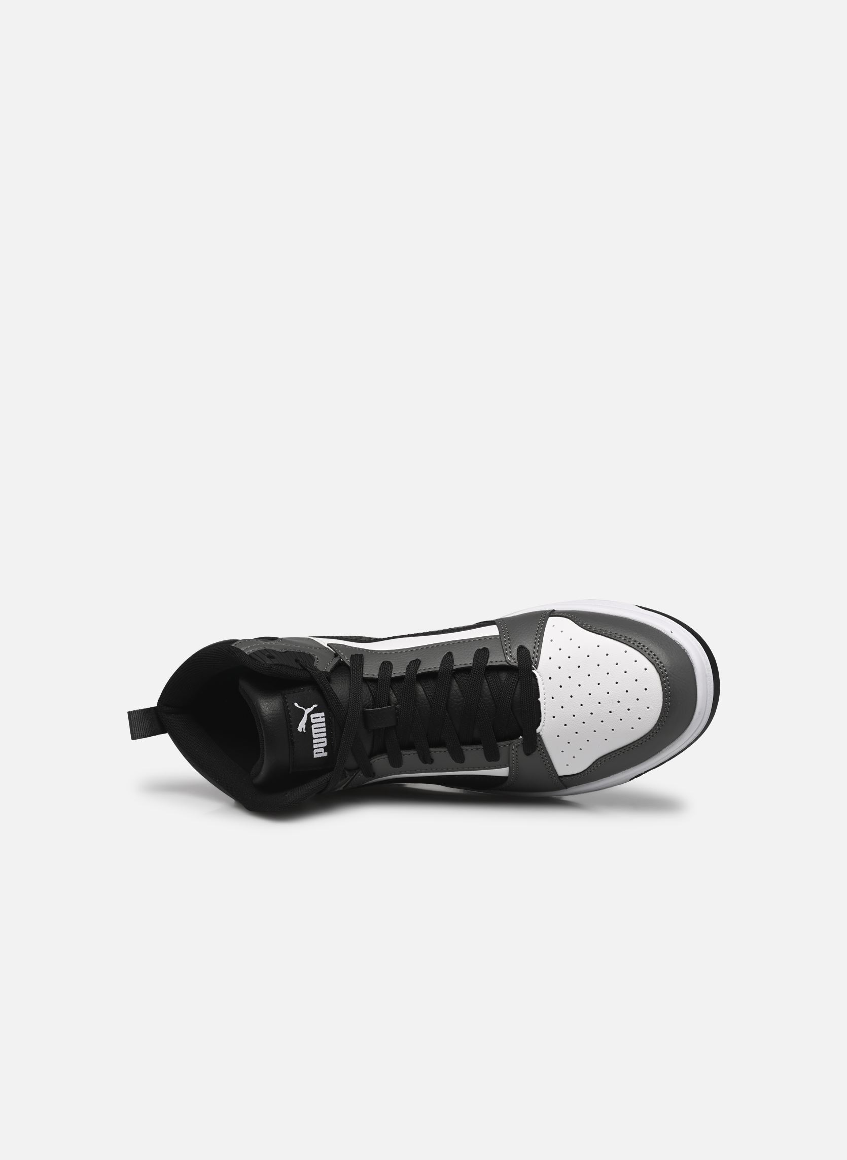 Baskets Rebound V6 Mid homme gris Puma Baskets Rebound V6 Mid homme gris PUMA WHITE-PUMA BLACK-SHADOW G