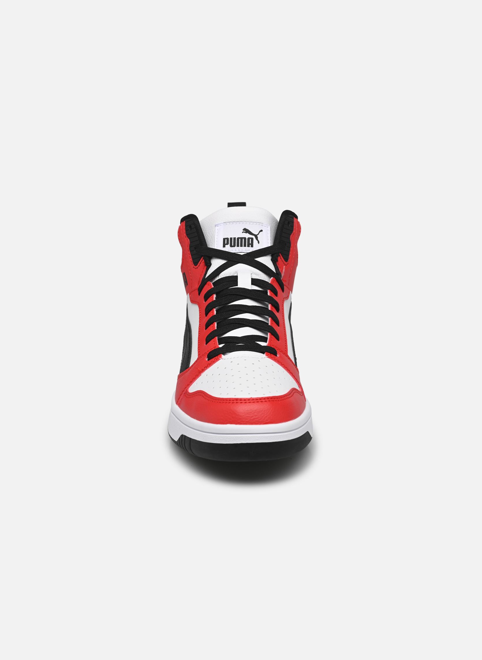 Baskets Rebound V6 Mid homme rouge Puma Baskets Rebound V6 Mid homme rouge PUMA WHITE-PUMA BLACK-FOR ALL