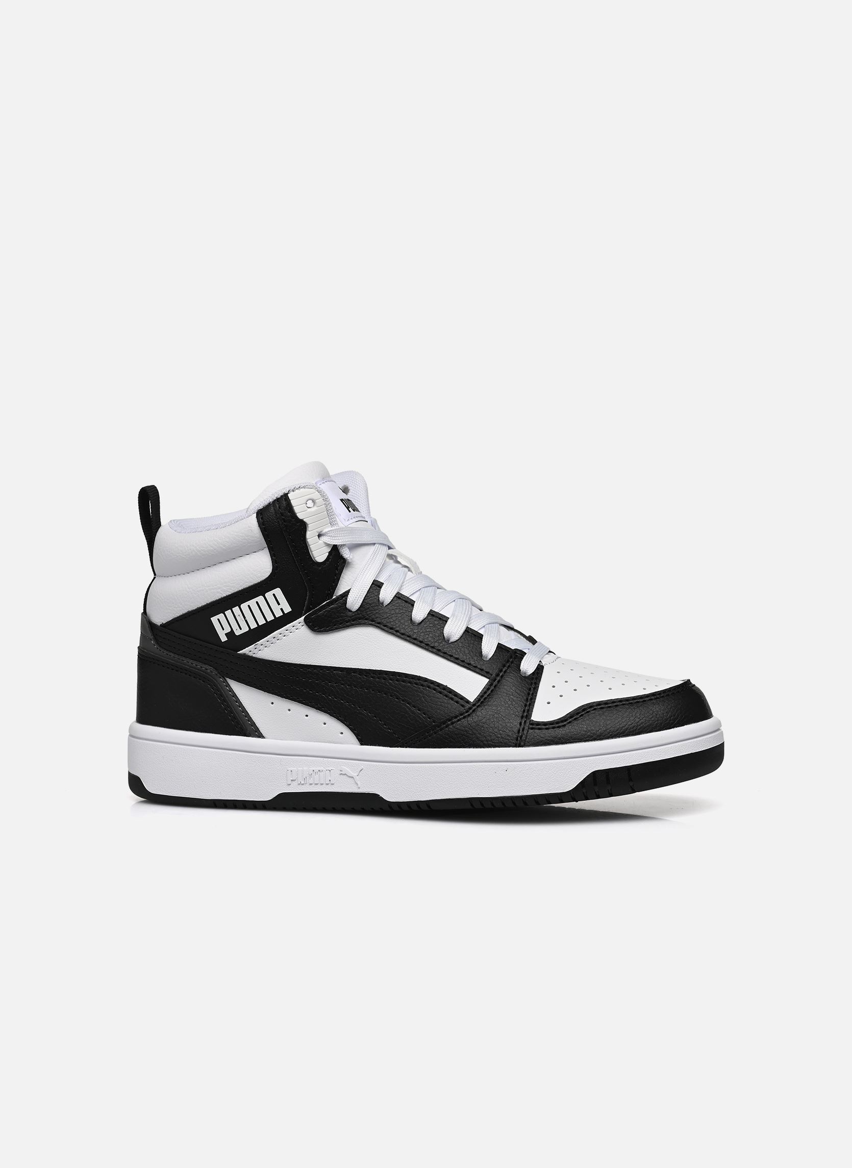Baskets Jr Rebound V6 Mid multicolore Puma Baskets Jr Rebound V6 Mid multicolore PUMA WHITE-PUMA BLACK-SHADOW G