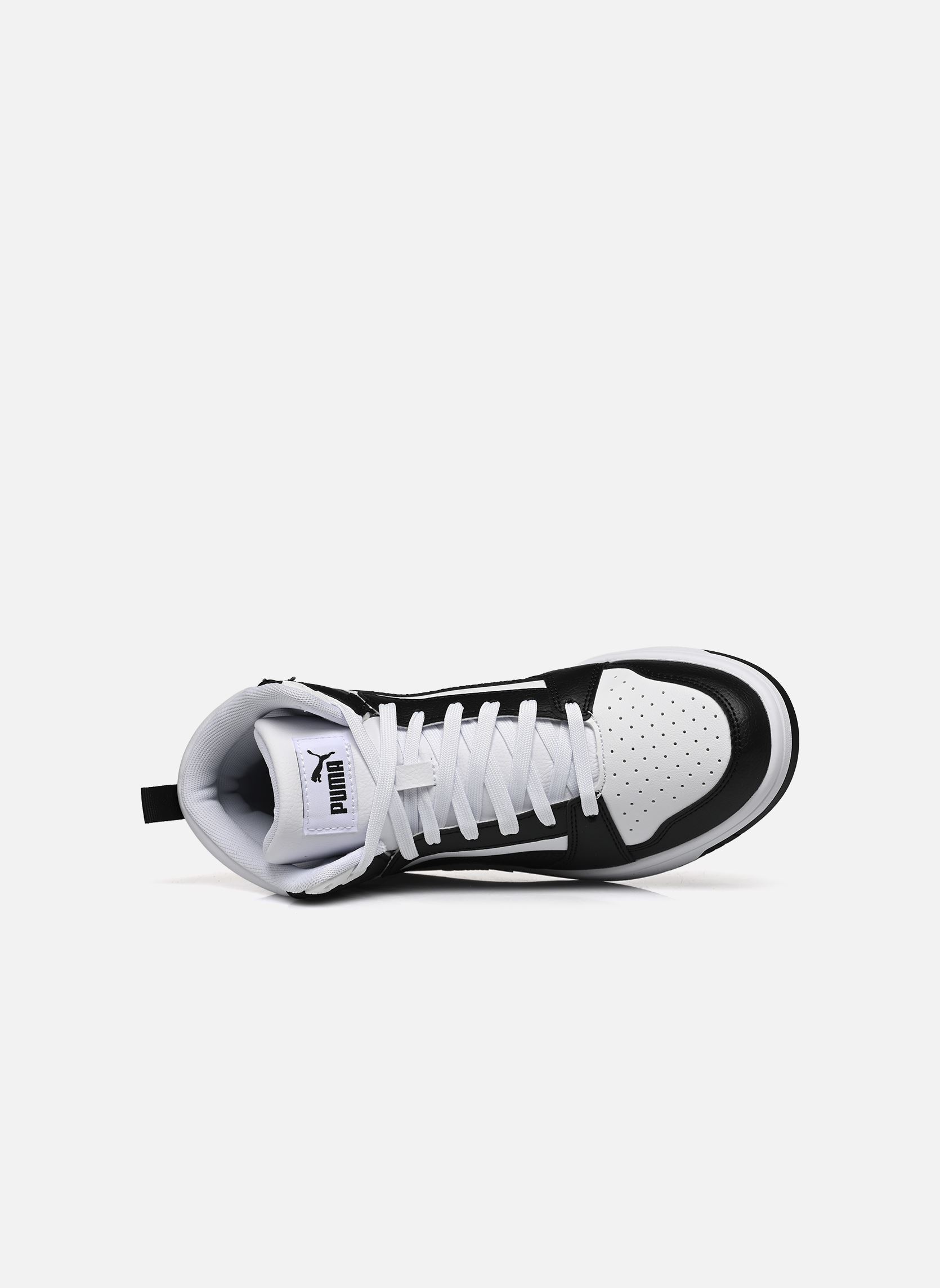 Baskets Jr Rebound V6 Mid multicolore Puma Baskets Jr Rebound V6 Mid multicolore PUMA WHITE-PUMA BLACK-SHADOW G