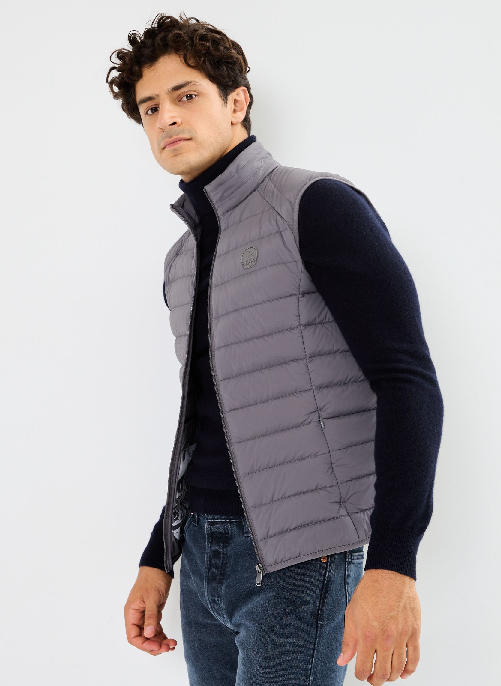 Daunenwesten Arafo herren grau JOTT Daunenwesten Arafo herren grau ANTHRACITE